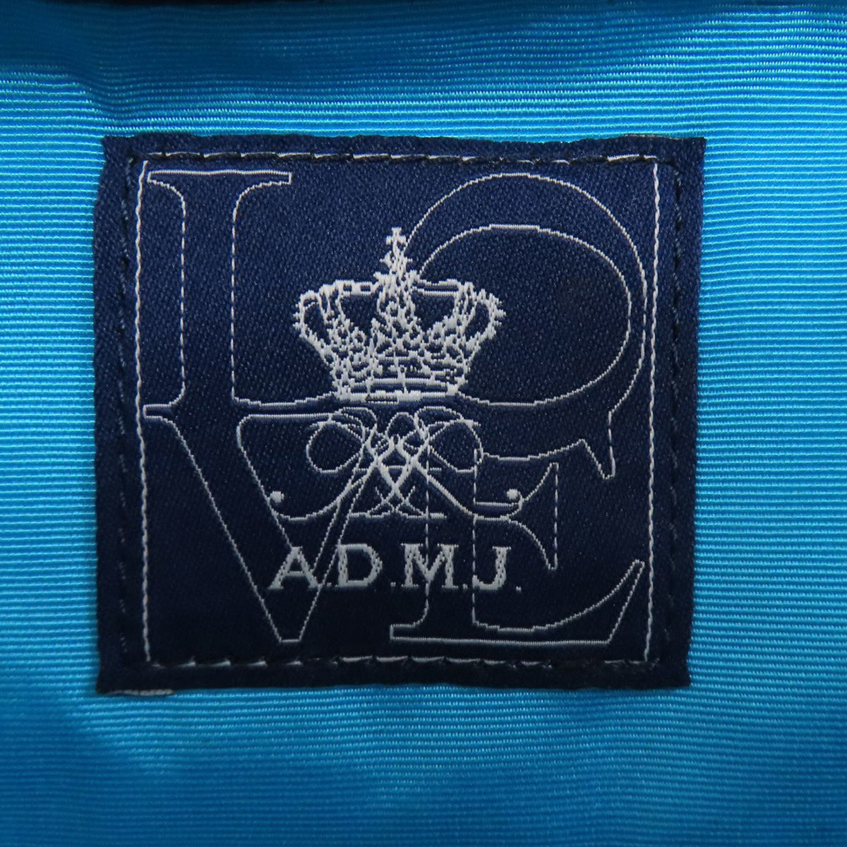 A.D.M.J Black Leather Handbag (Pre-Owned)