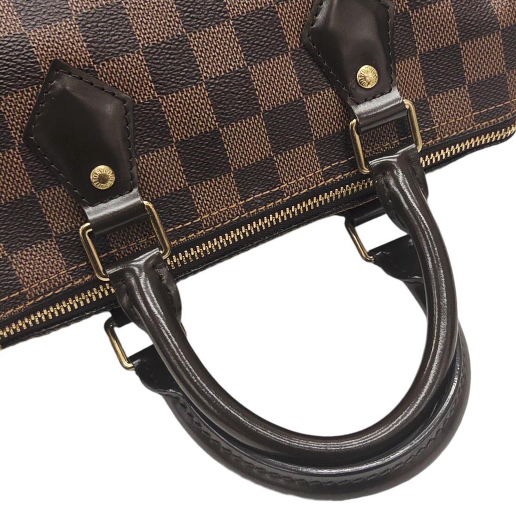 Louis Vuitton Brown Damier Canvas Handbag (Pre-Owned)