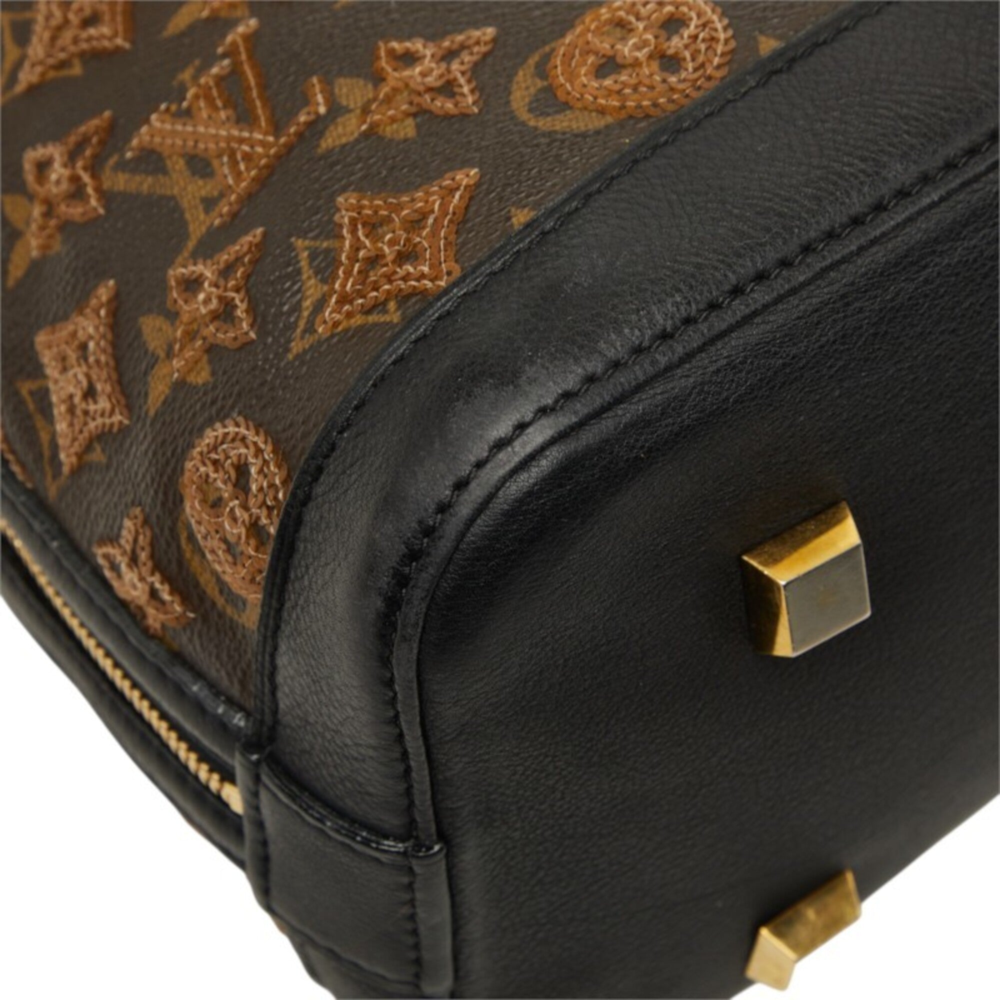 Louis Vuitton Brown Monogram Eclipse Pvc Leather Handbag (Pre-Owned)