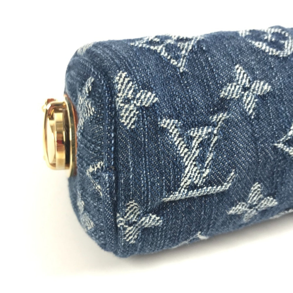 Louis Vuitton Monogram Denim Blue Monogram Denim Coin Purse/Coin Case (Pre-Owned)