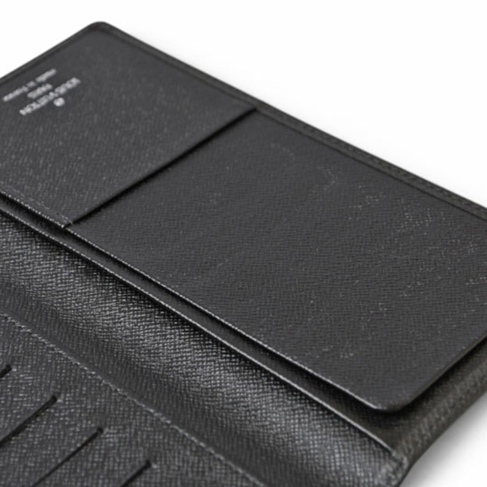 Louis Vuitton Ardoise Leather Long Wallet (Bi-Fold) (Pre-Owned)