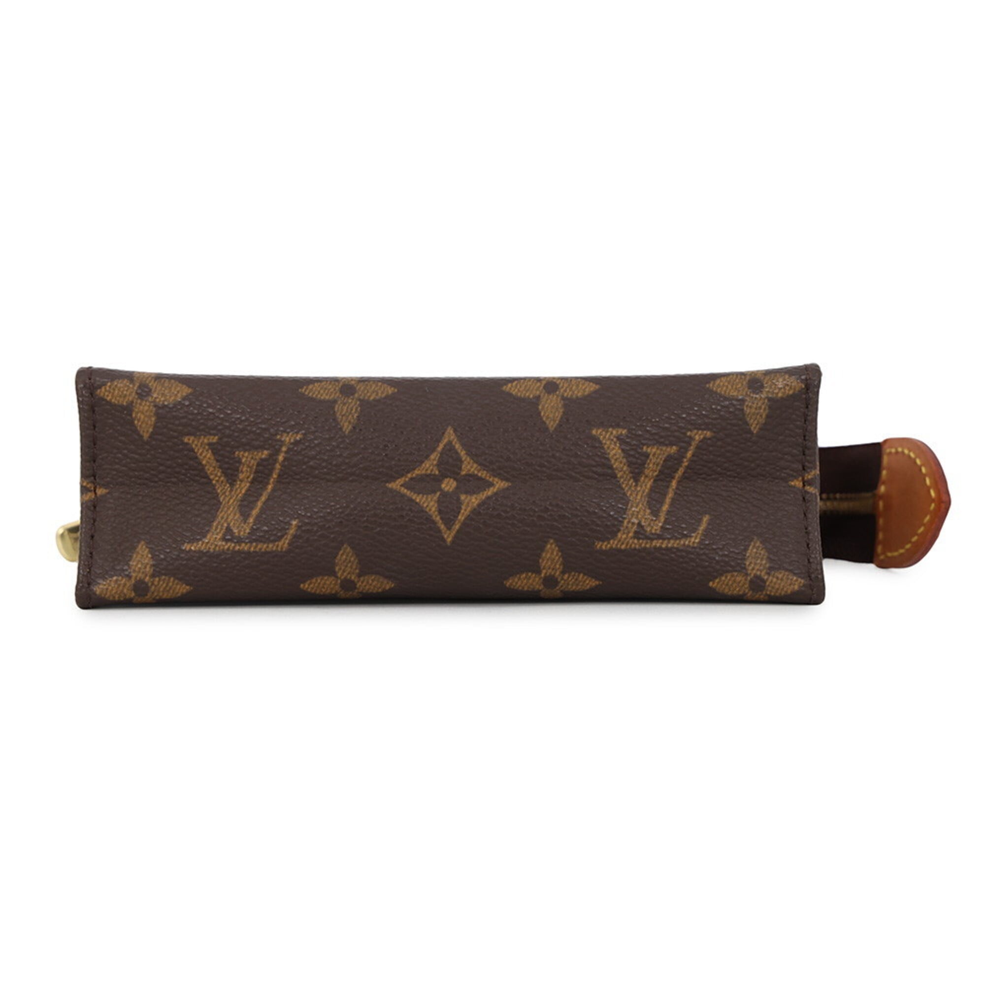 Louis Vuitton Monogram Beige Monogram Handbag Pouch (Pre-Owned)