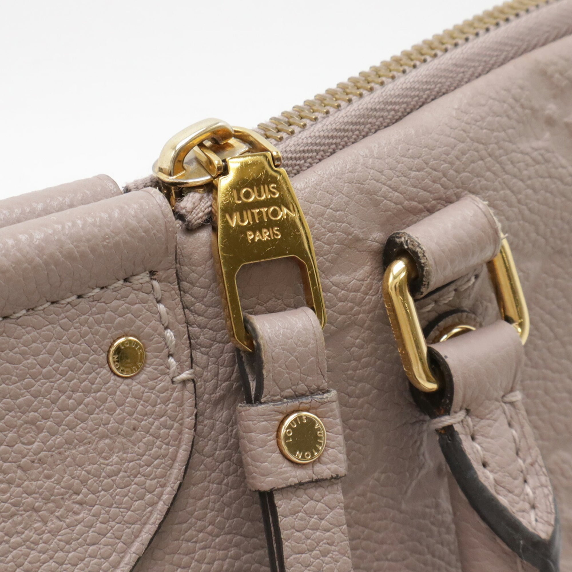 Louis Vuitton Monogram Empreinte Taupe Monogram Empreinte Handbag Shoulder Bag (Pre-Owned)