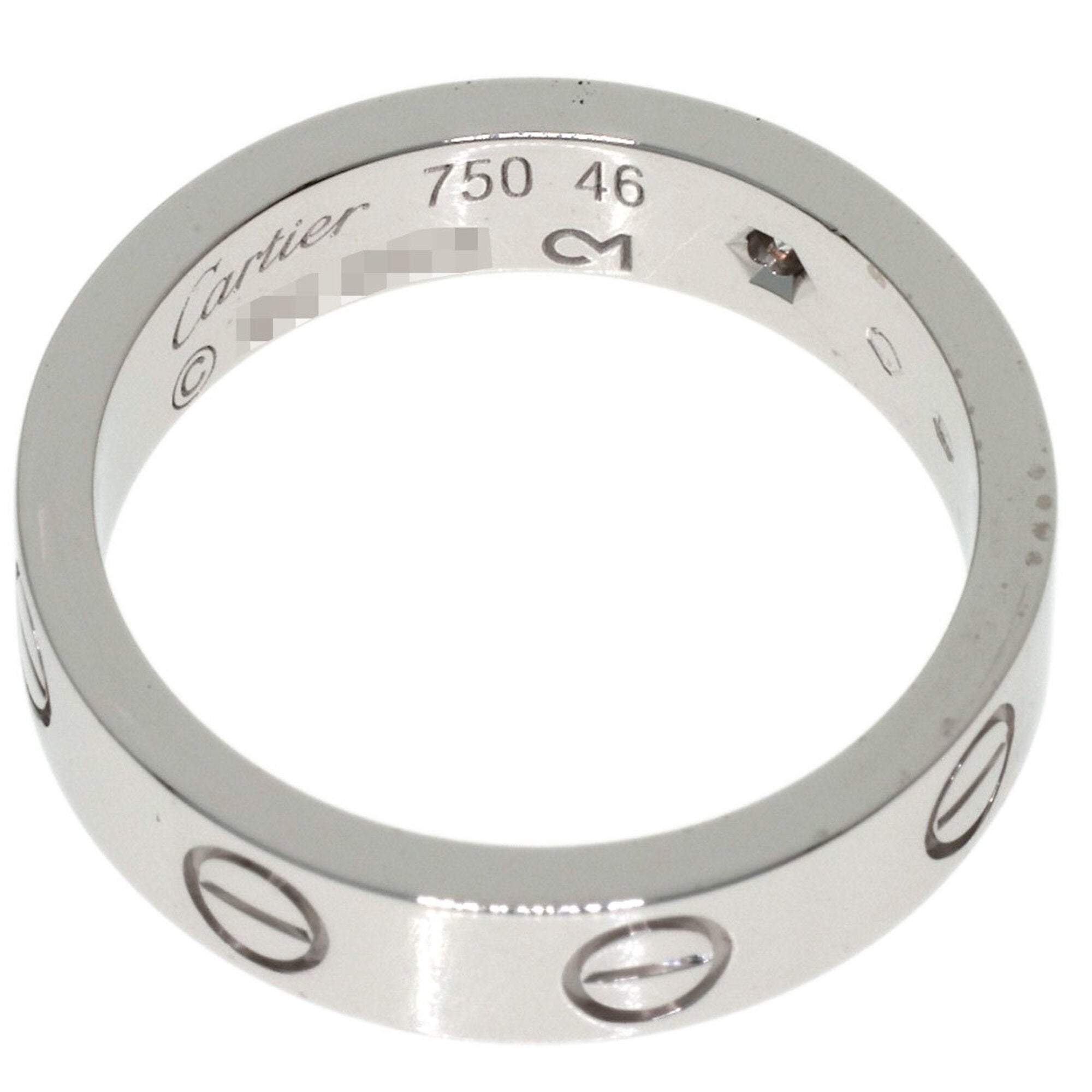 Cartier White Gold White Gold (18K) Band Ring (Pre-Owned)