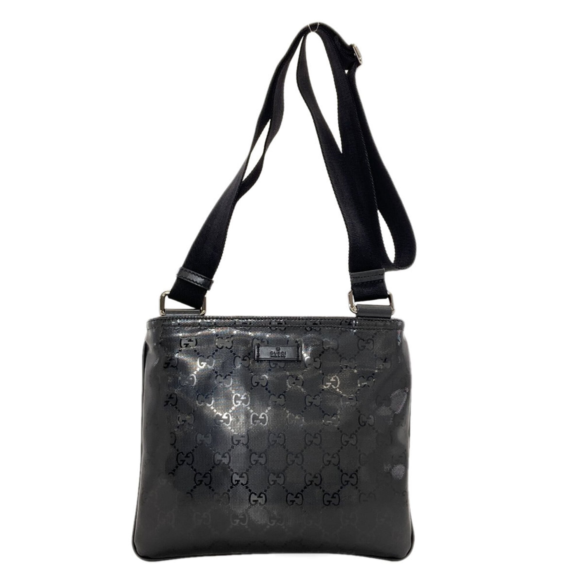 Gucci Black Pvc Shoulder Bag (Pre-Owned)