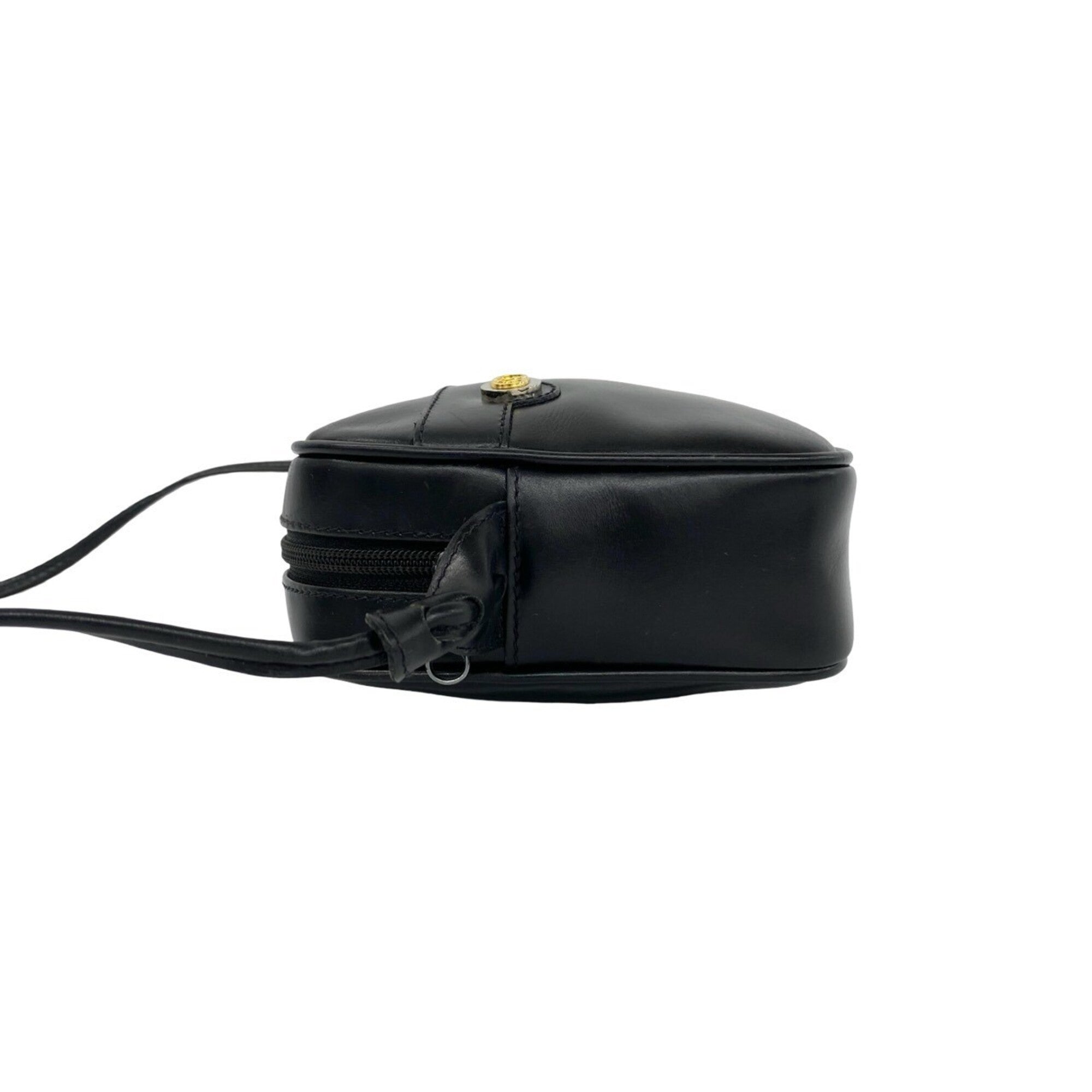 Gucci Black Leather Pochette Shoulder Bag (Pre-Owned)