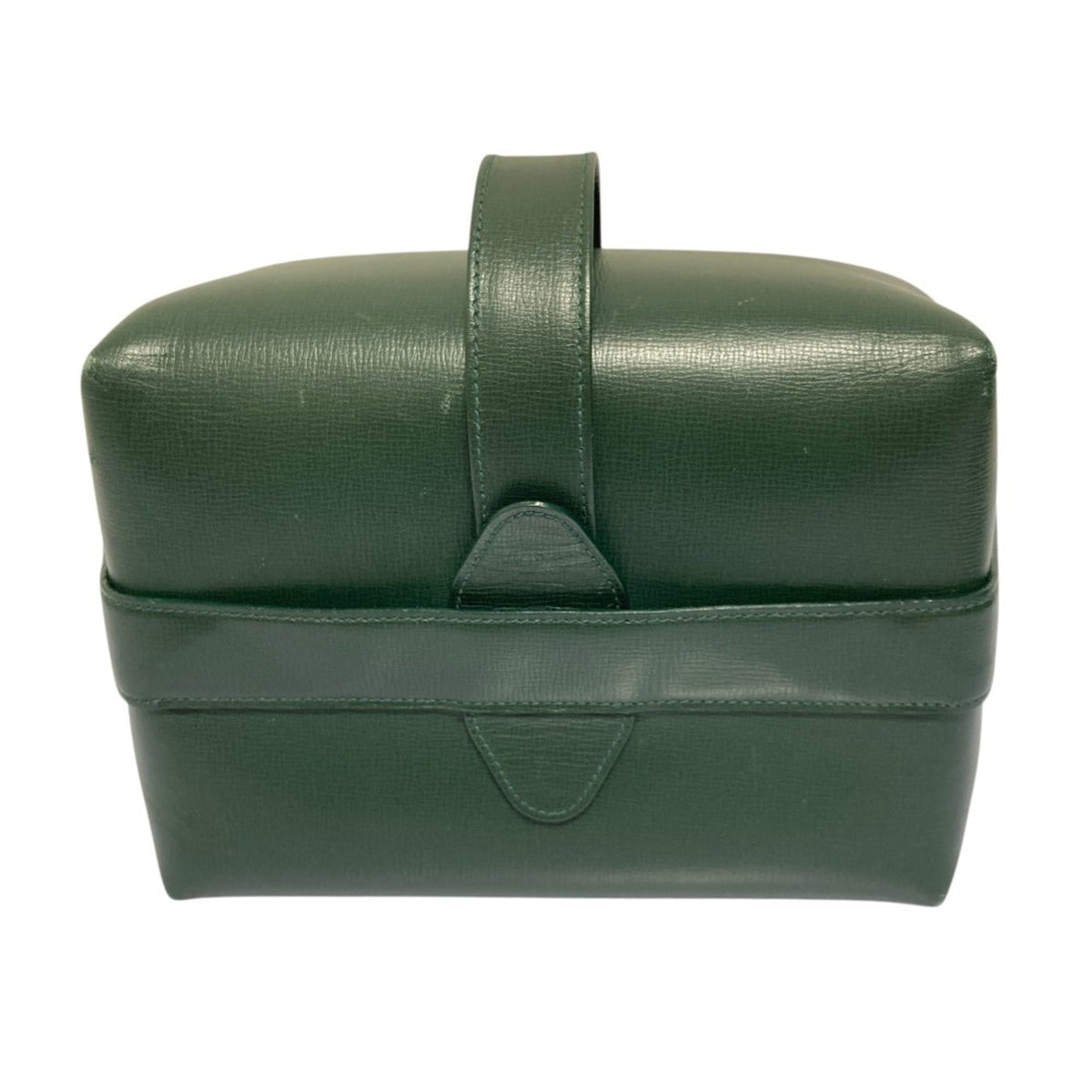 Valextra Green Leather Handbag (Pre-Owned)