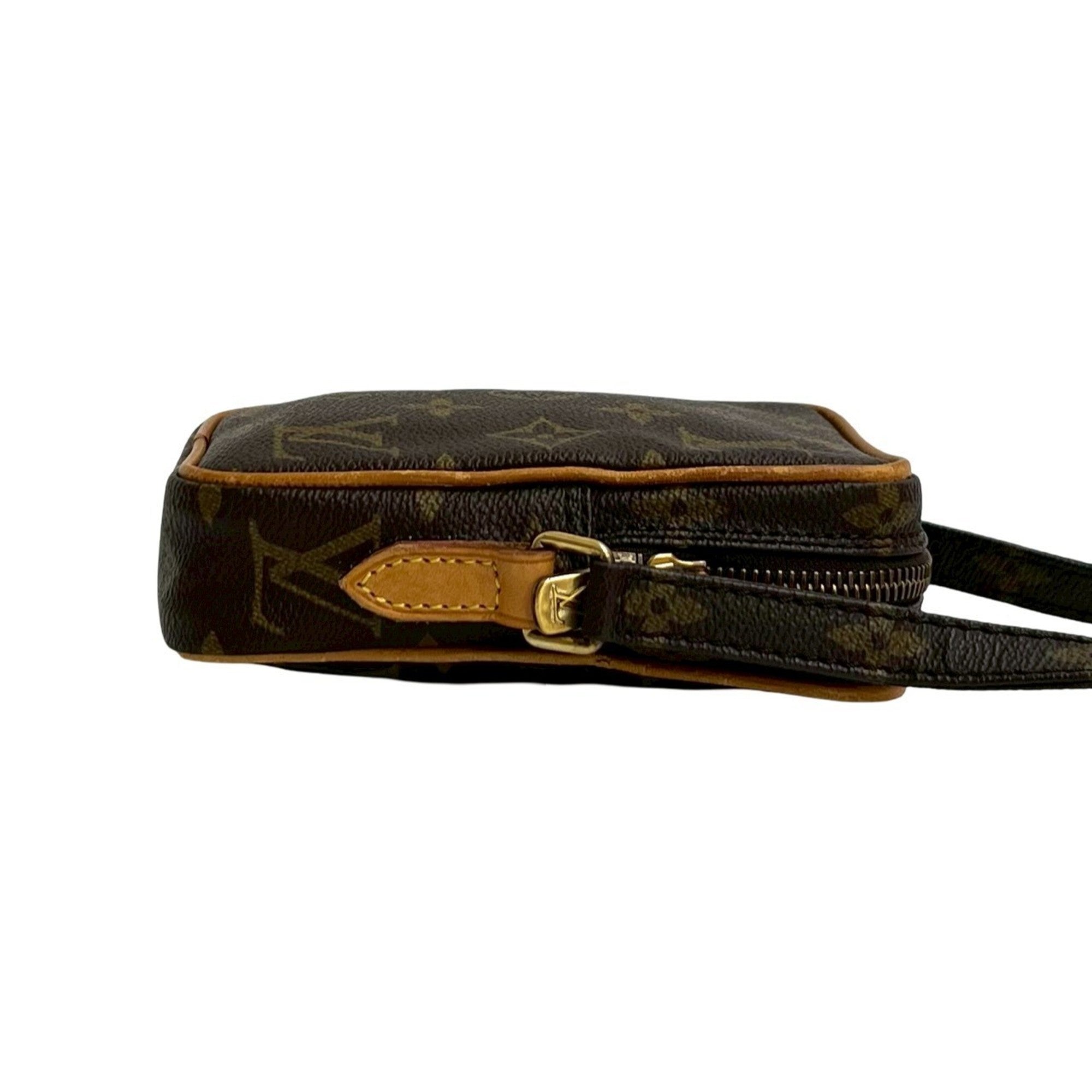 Louis Vuitton Brown Leather Pvc Pochette Shoulder Bag (Pre-Owned)