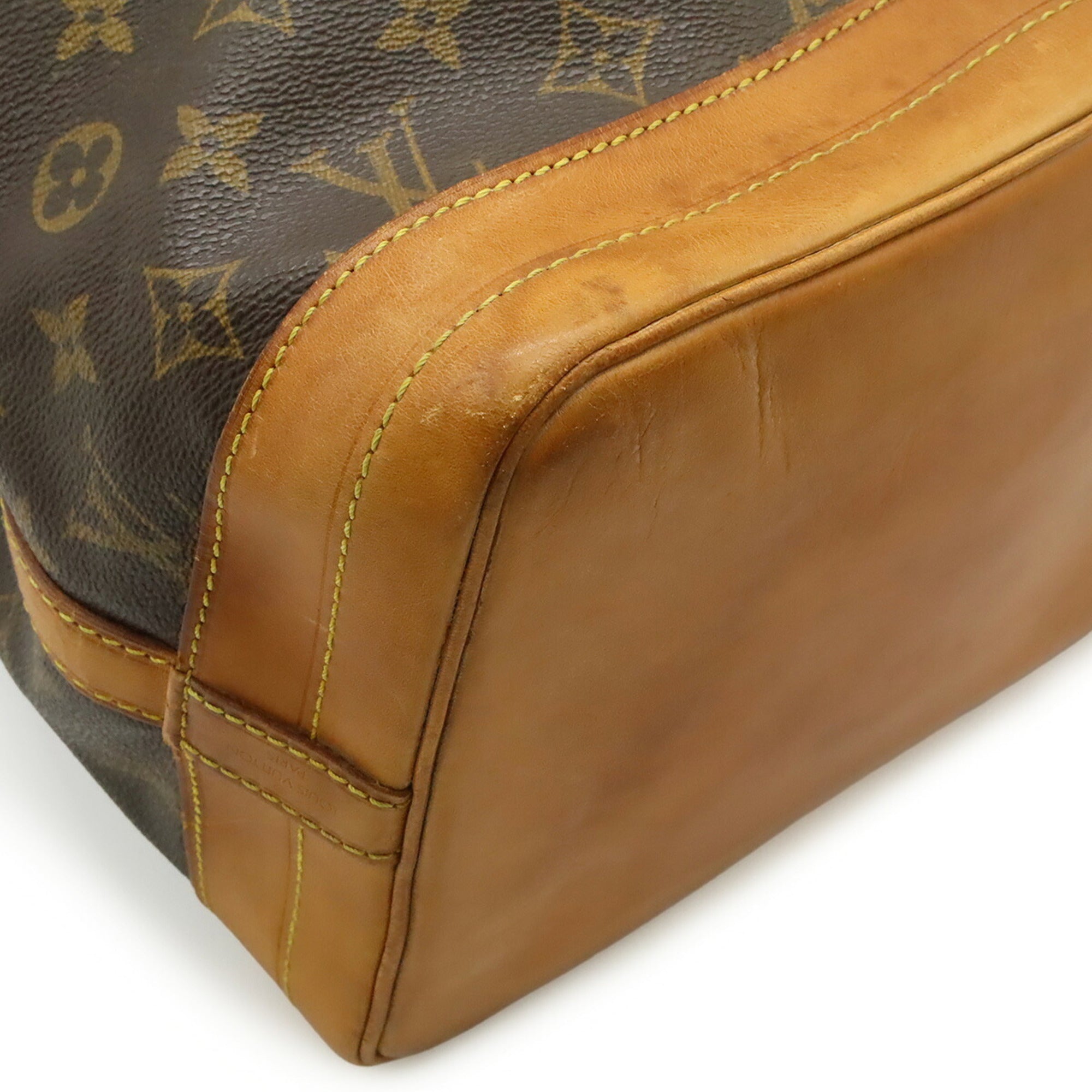 Louis Vuitton Brown White Monogram Shoulder Bag (Pre-Owned)