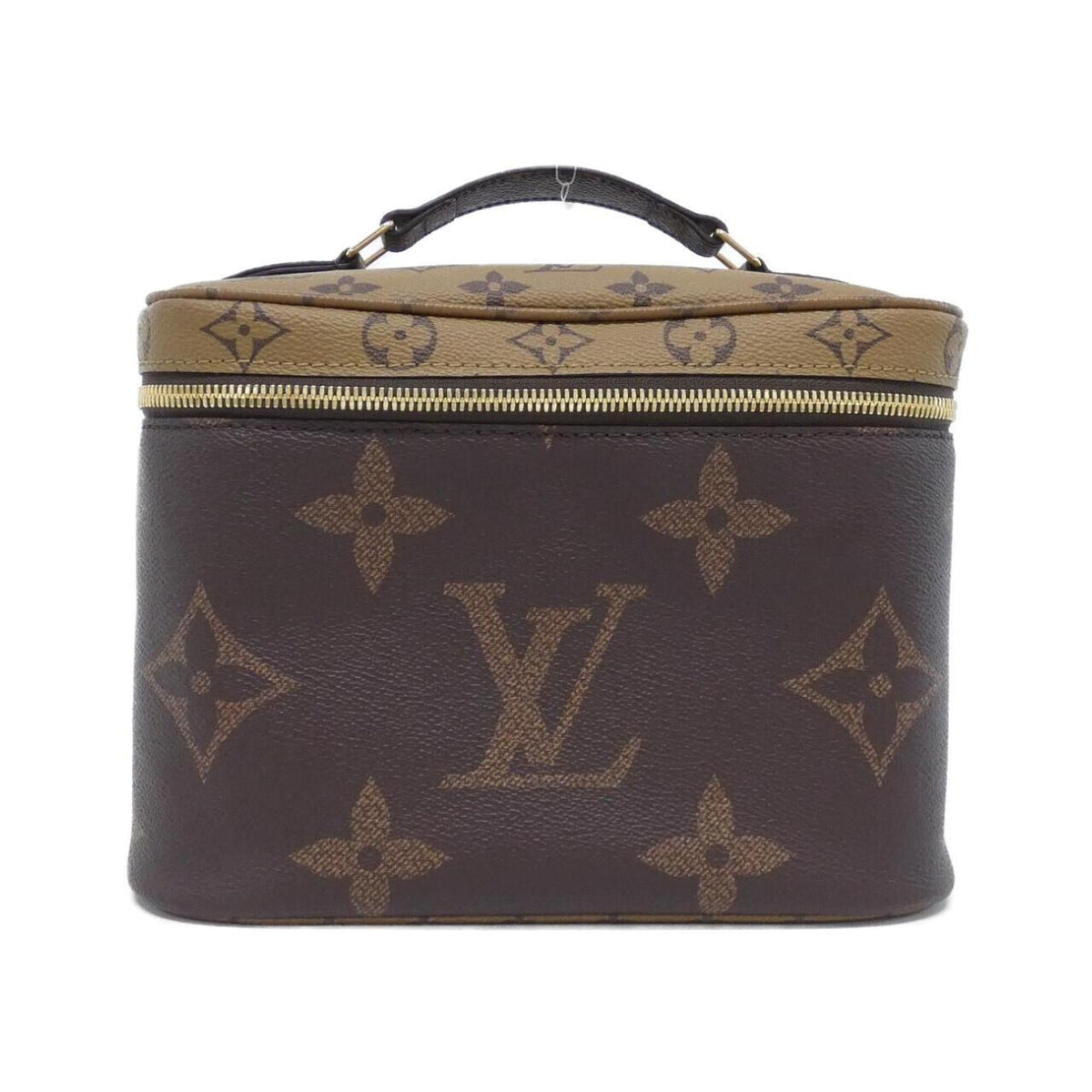 Louis Vuitton Marron Coated Canvas Handbag (Pre-Owned)