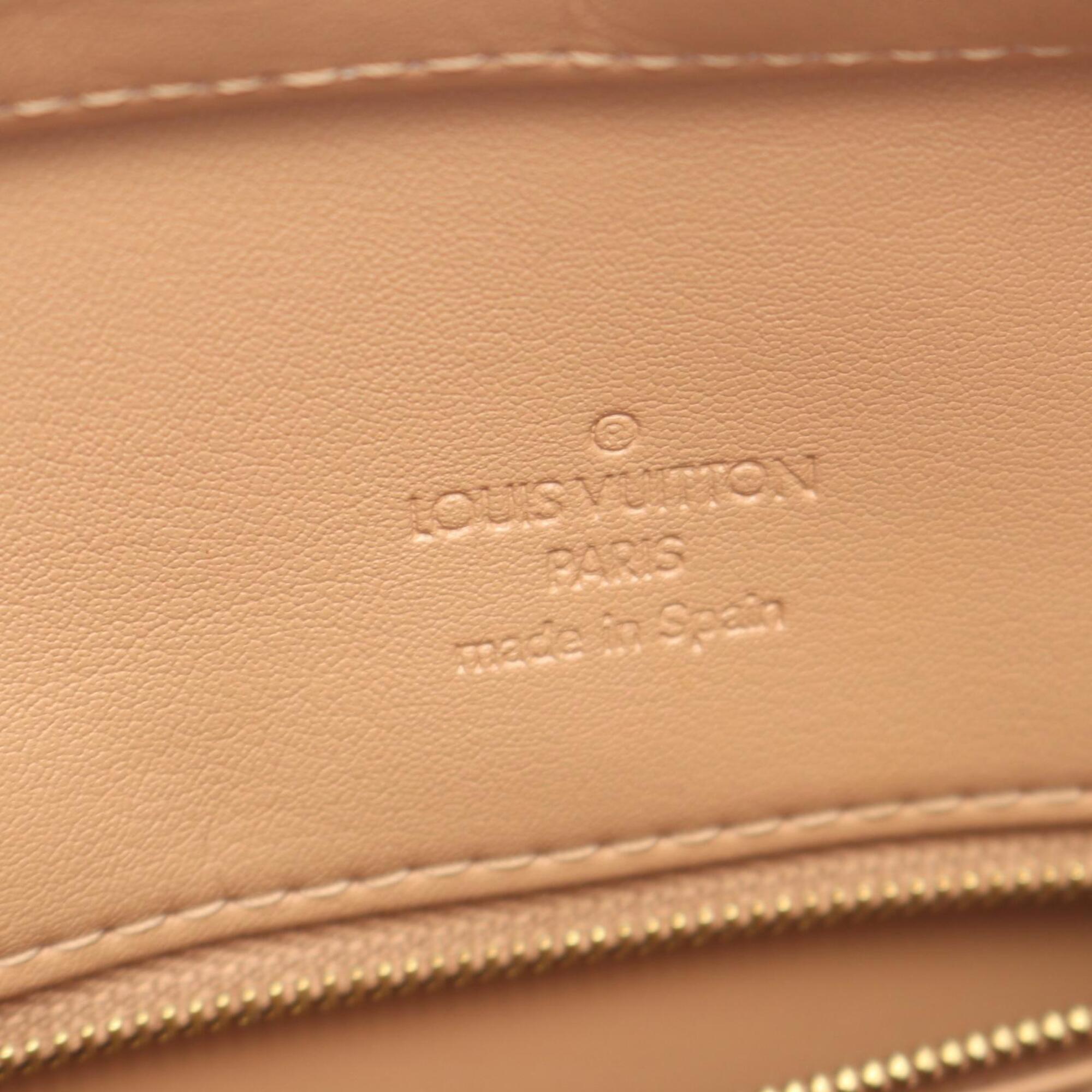 Louis Vuitton Monogram Vernis Beige Noisette Vernis Leather Handbag (Pre-Owned)