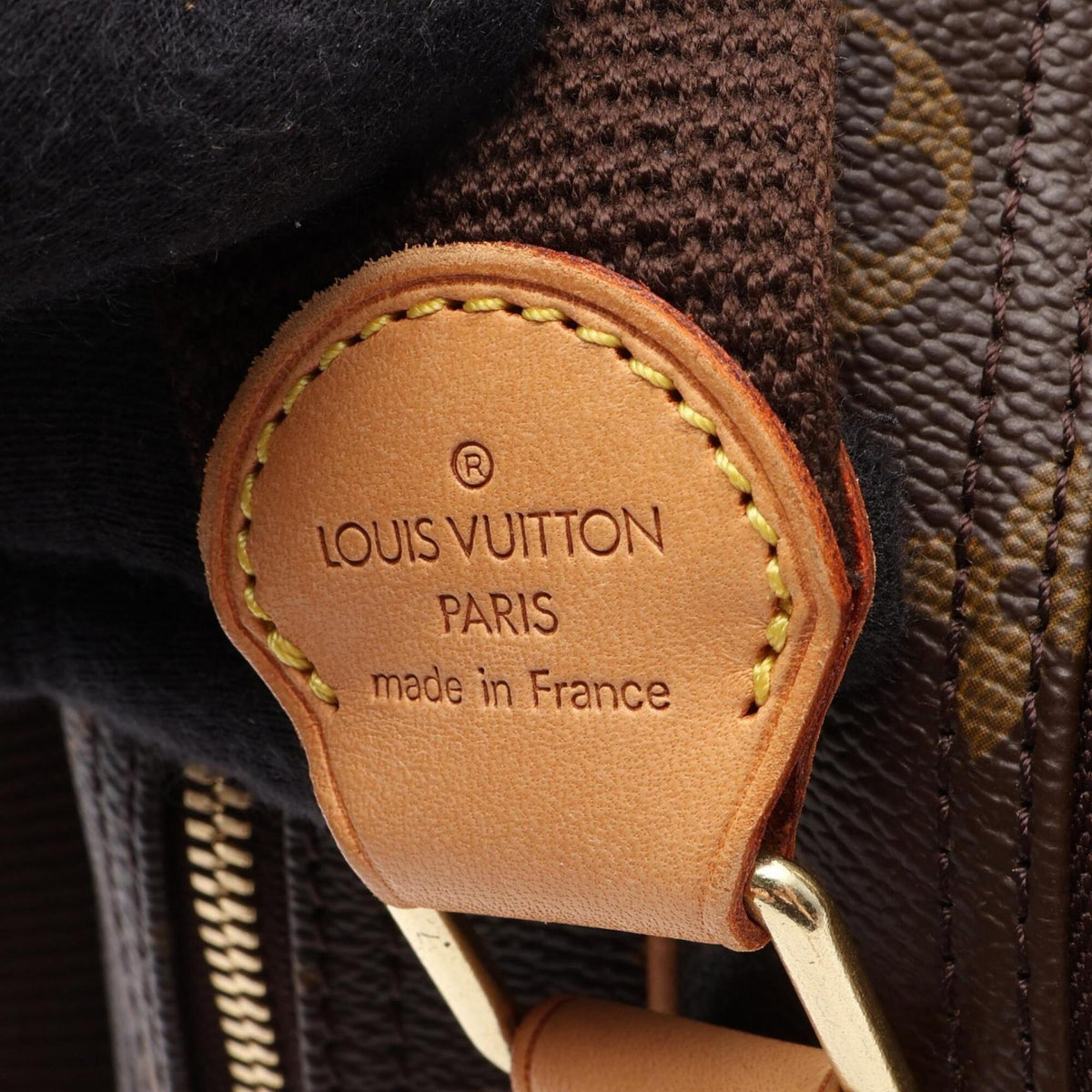 Louis Vuitton Brown Monogram Coated Canvas Handbag Shoulder Bag (Pre-Owned)