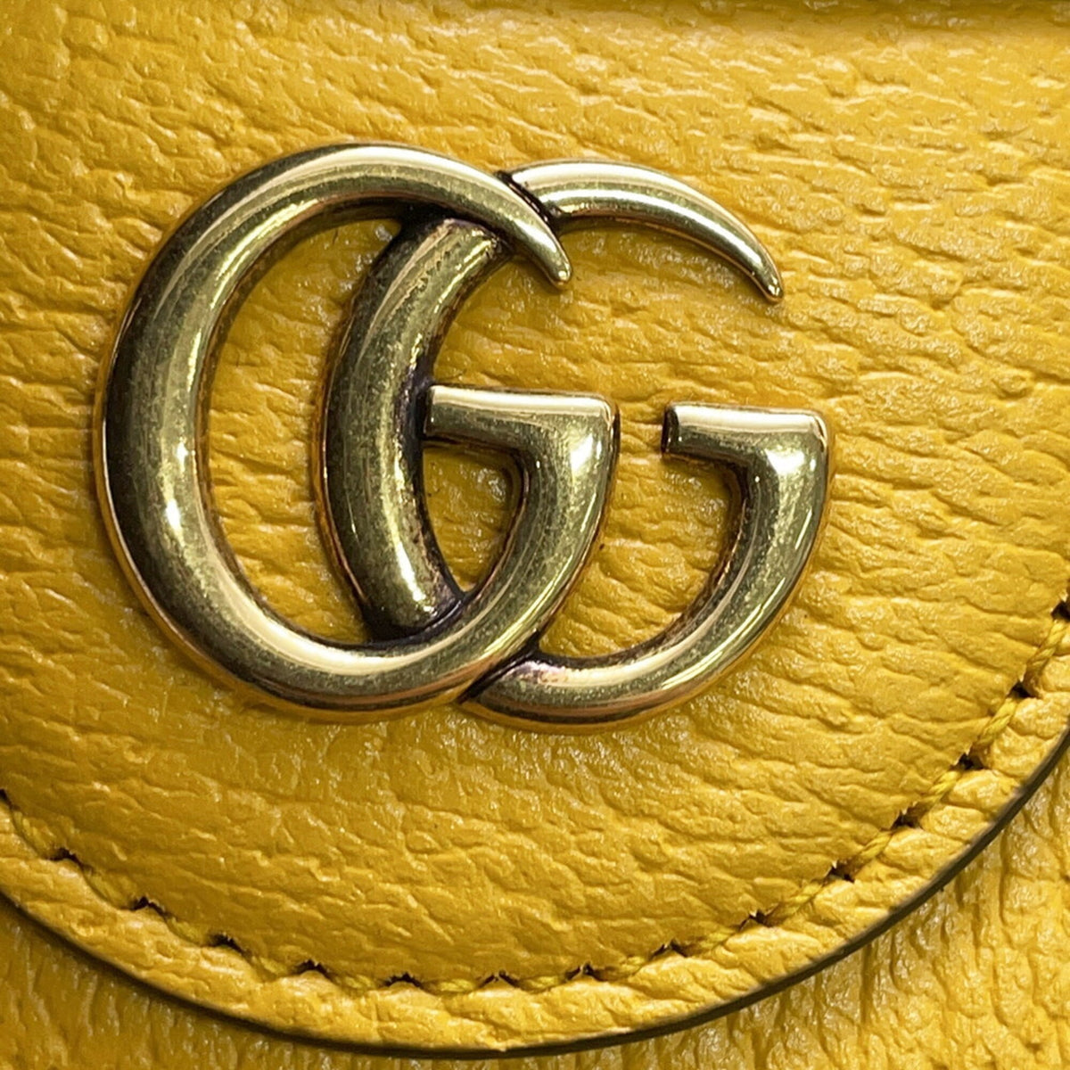 Gucci Yellow Leather Handbag (Pre-Owned)