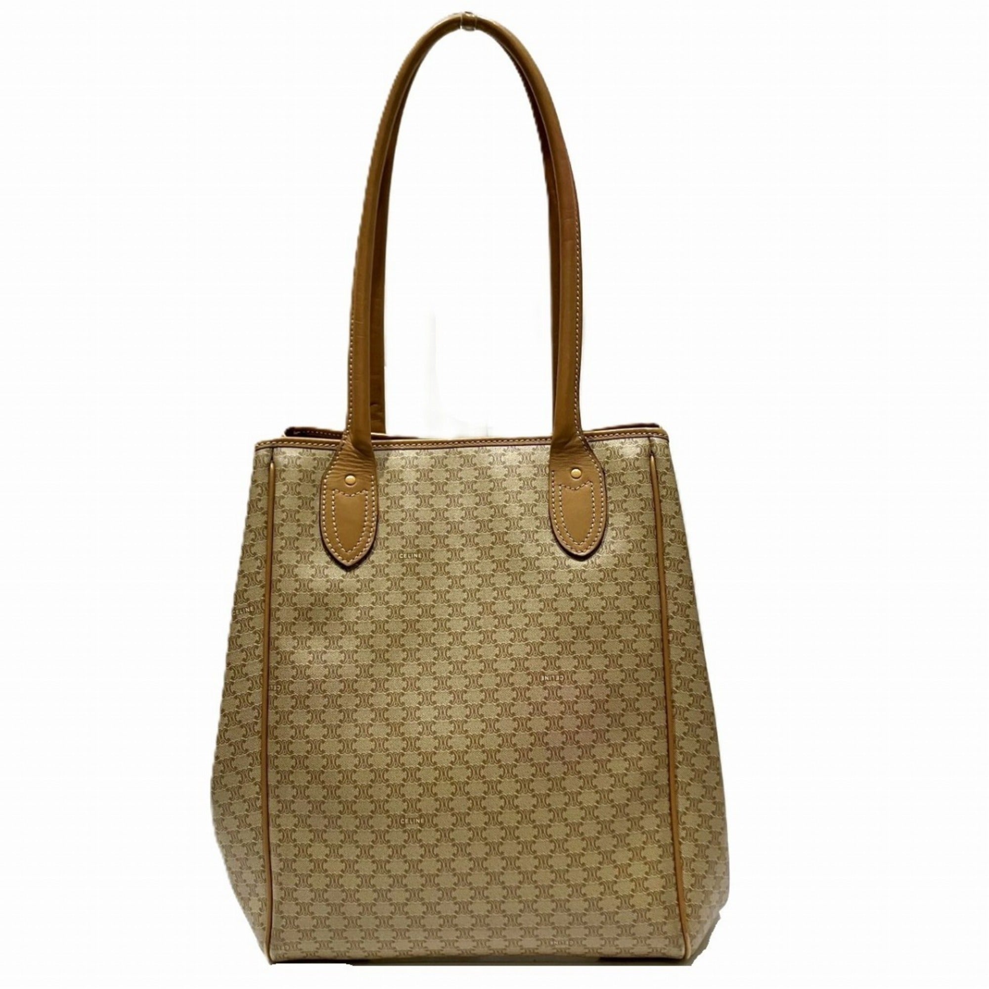 Celine Beige Pvc Shoulder Bag (Pre-Owned)
