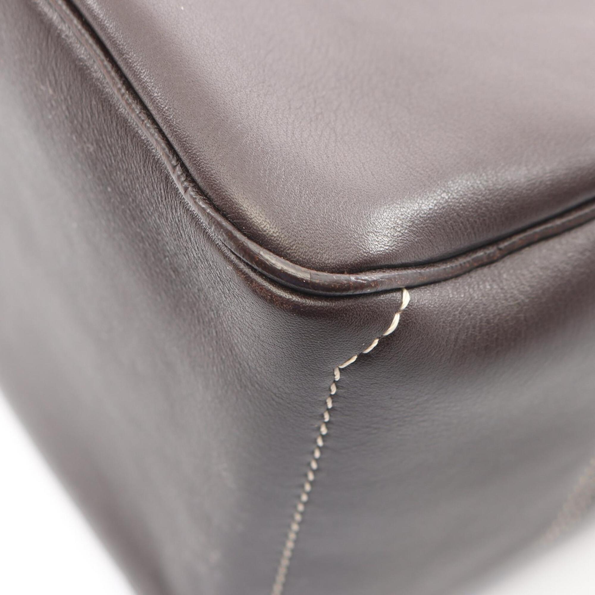 Celine Brown Leather Handbag (Pre-Owned)