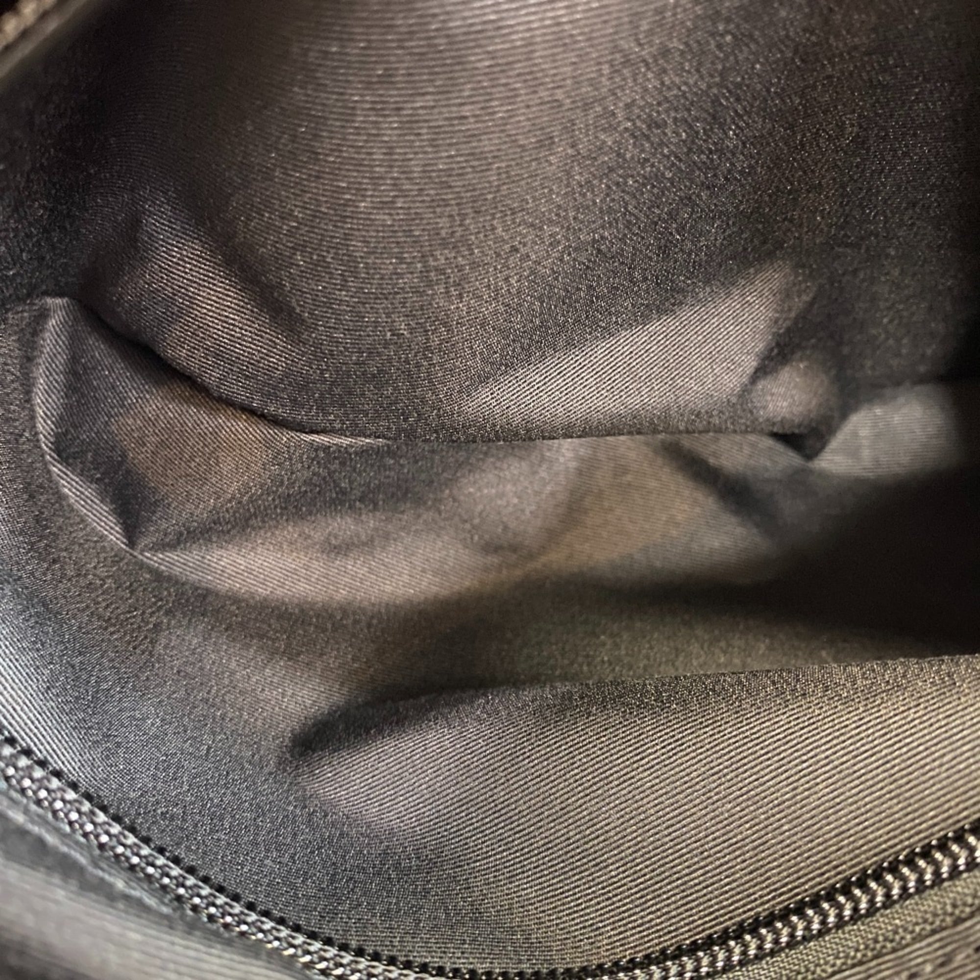 Coach Black Gray Pvc Coated Canvas Shoulder Bag Sling Bag (Pre-Owned)