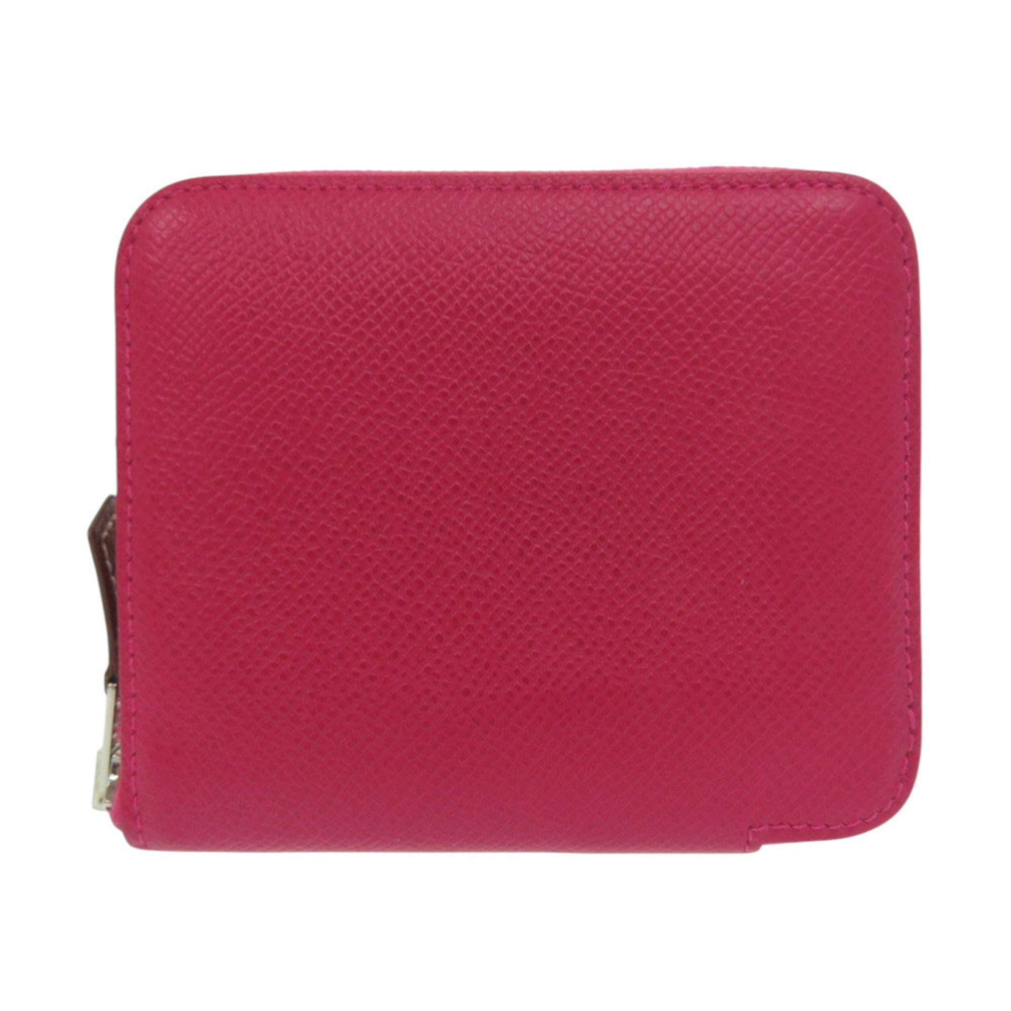 Hermes Pink Barenia Leather Epsom Leather Coin Purse/Coin Case (Pre-Owned)