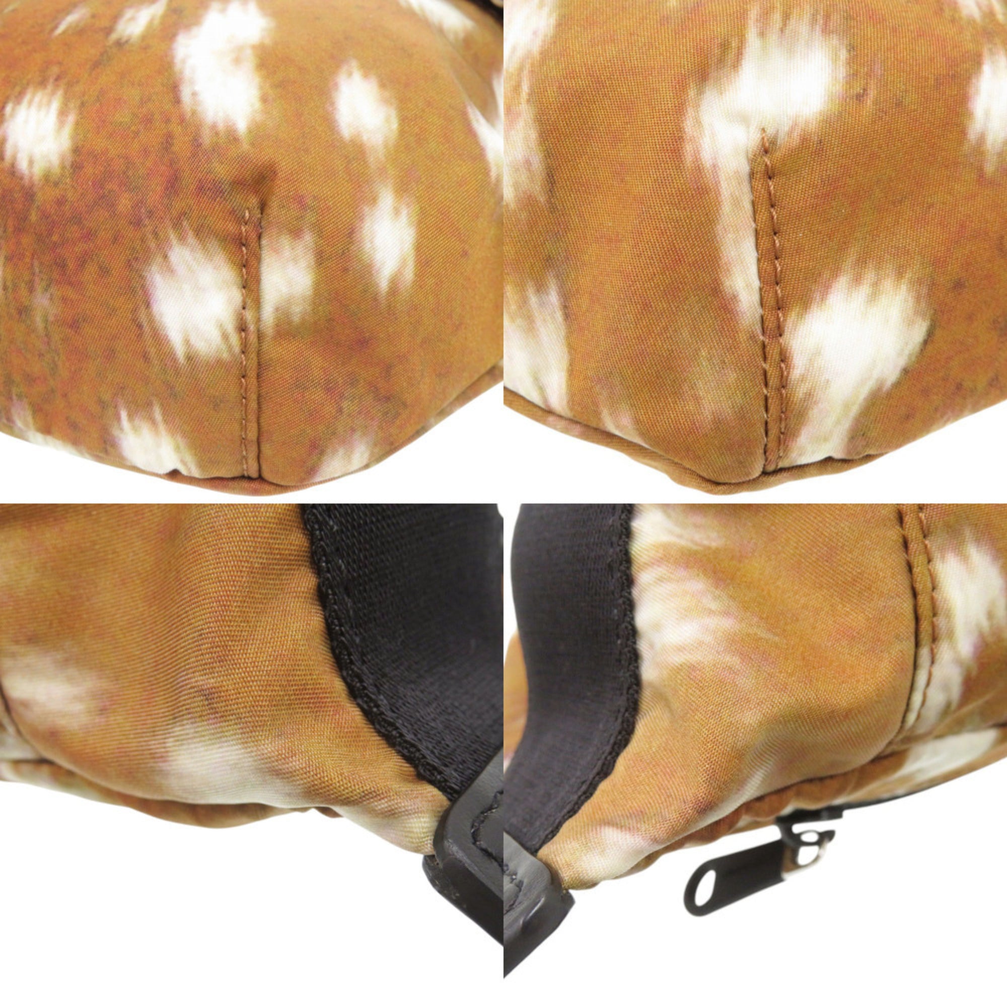 Burberry Brown Nylon Leather Fanny Pack (Pre-Owned)