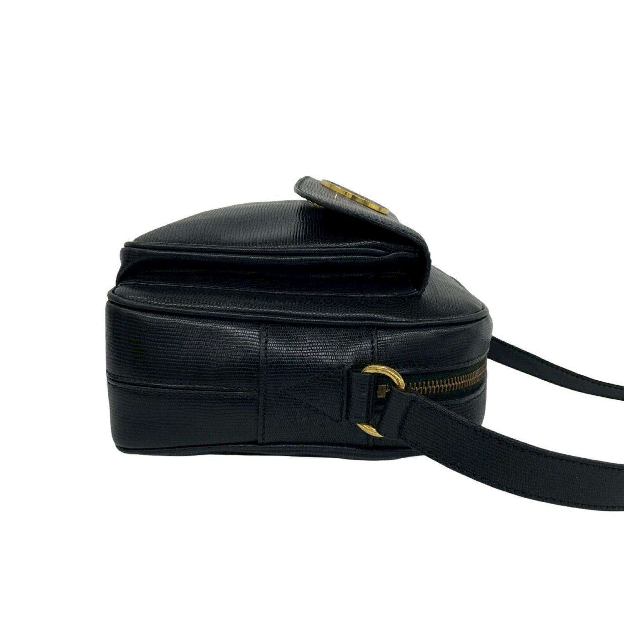 Celine Black Leather Shoulder Bag (Pre-Owned)