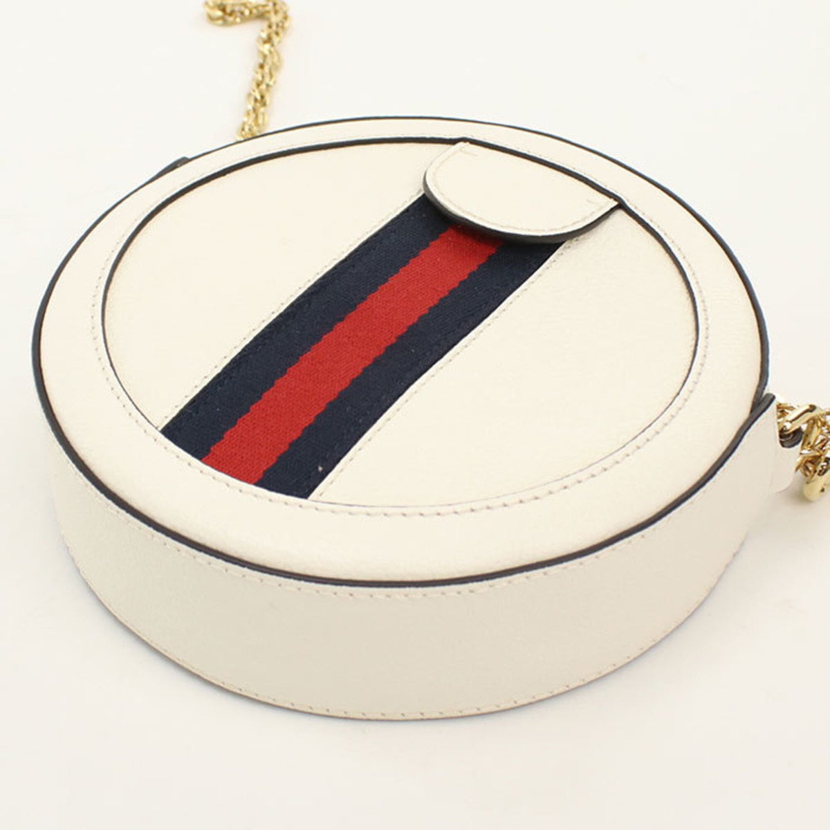 Gucci White Leather Shoulder Bag (Pre-Owned)
