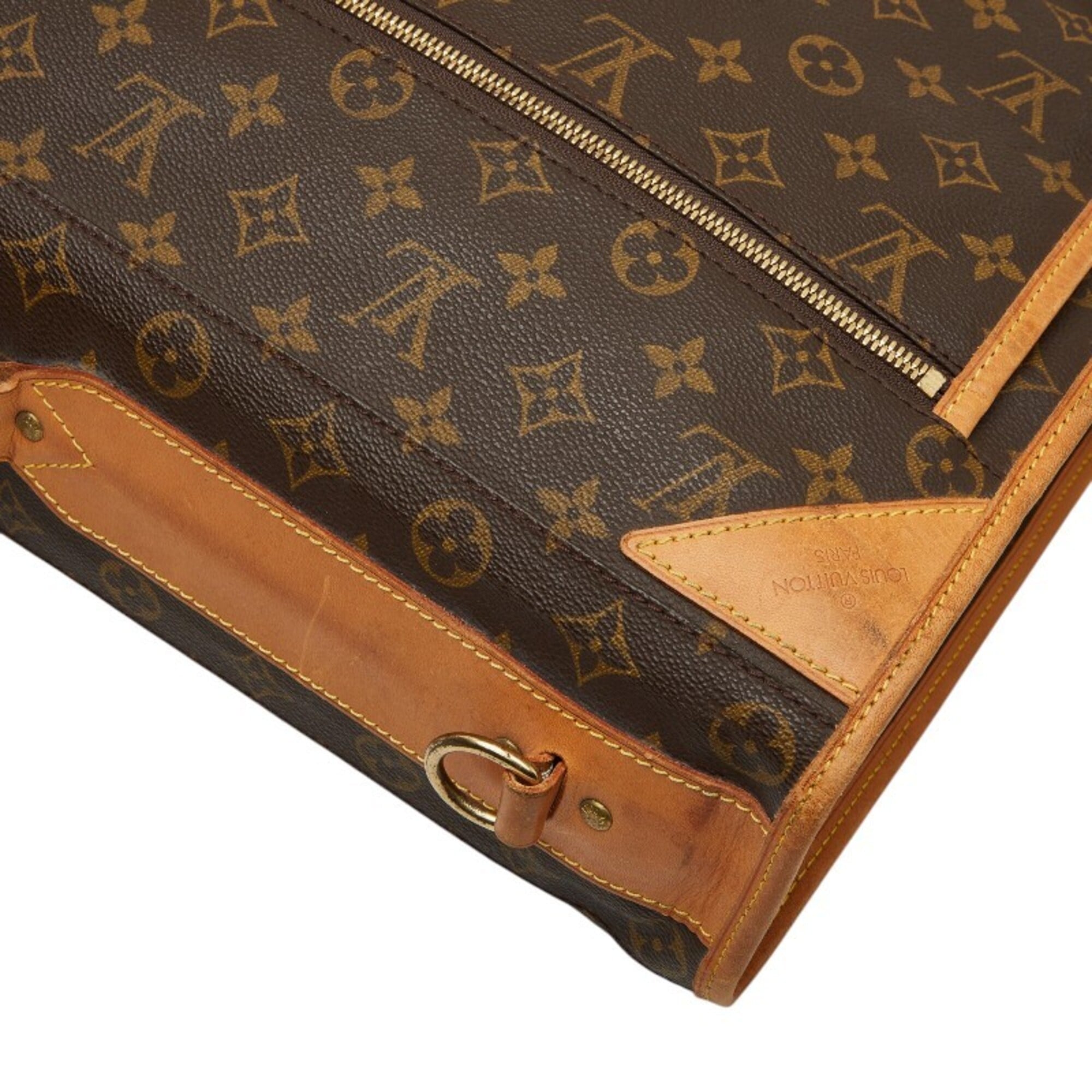 Louis Vuitton Monogram Brown Pvc Leather Garment Case (Pre-Owned)