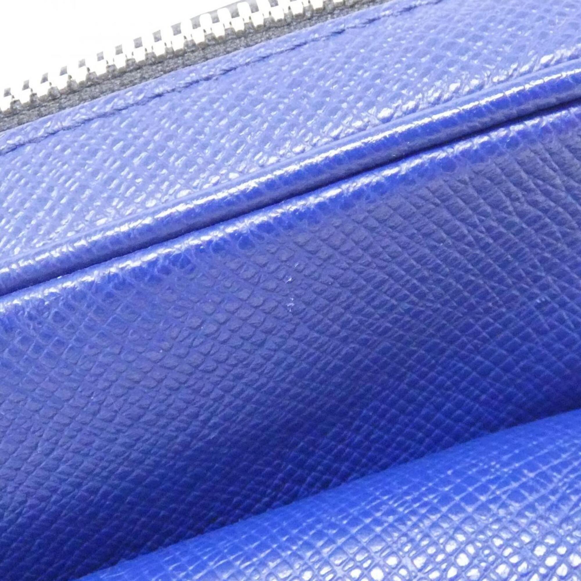 Louis Vuitton Cobalt Coated Canvas Leather Shoulder Bag (Pre-Owned)