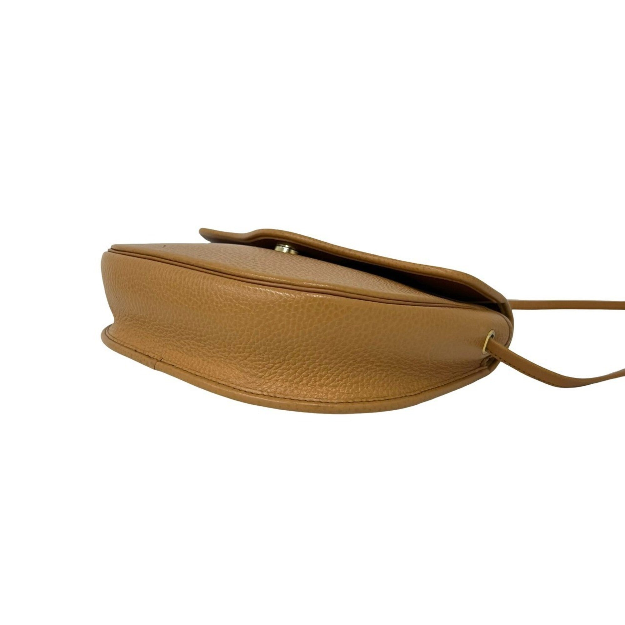 Christian Dior Brown Leather Pochette Shoulder Bag (Pre-Owned)
