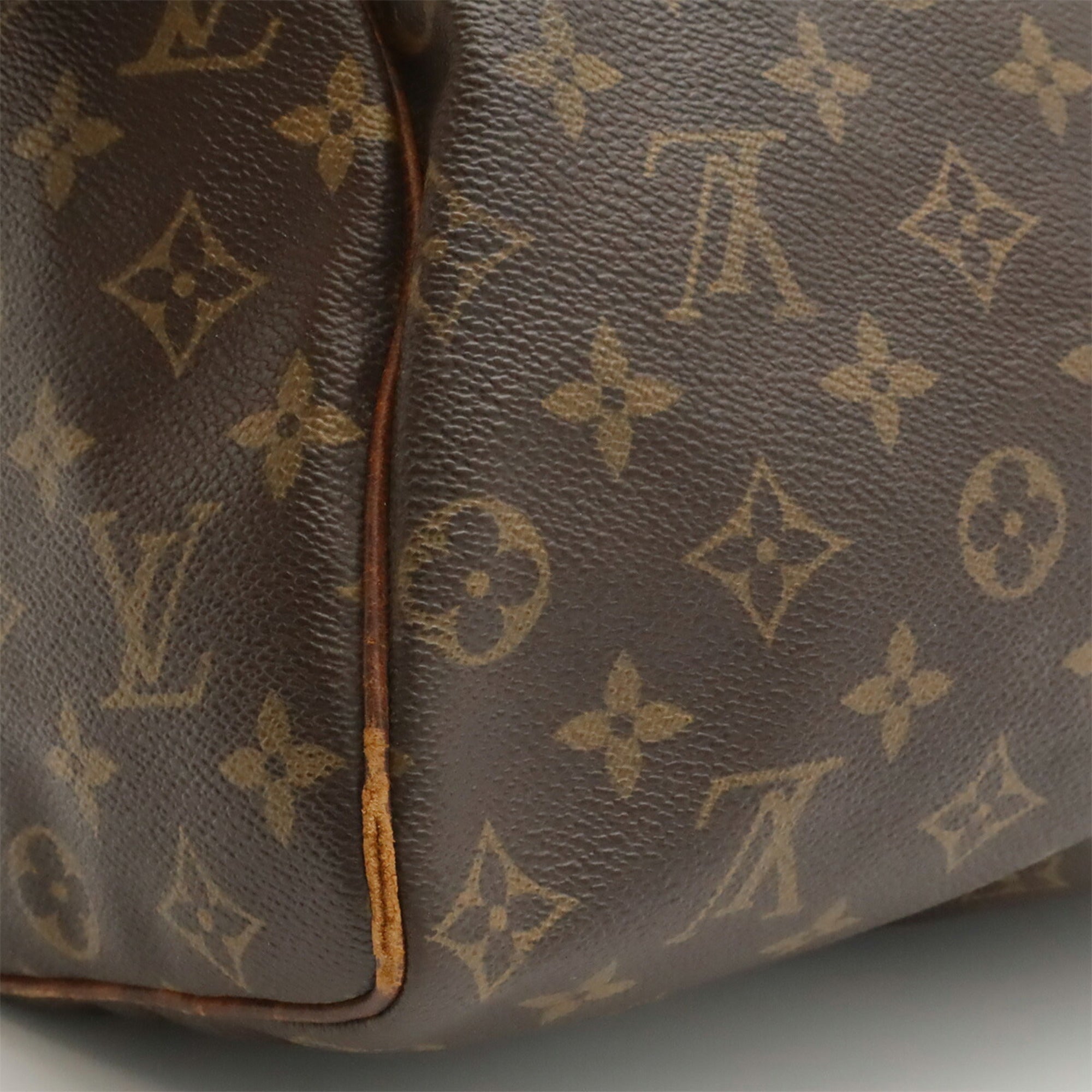 Louis Vuitton Brown Monogram Canvas Pvc Coated Canvas Handbag (Pre-Owned)
