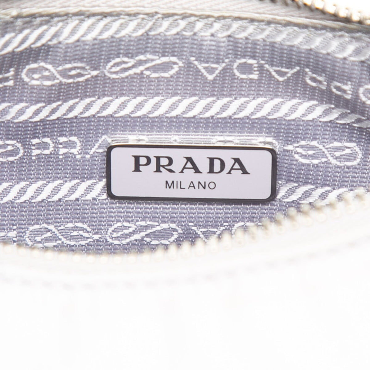 Prada Light Purple Nylon Leather Shoulder Bag (Pre-Owned)