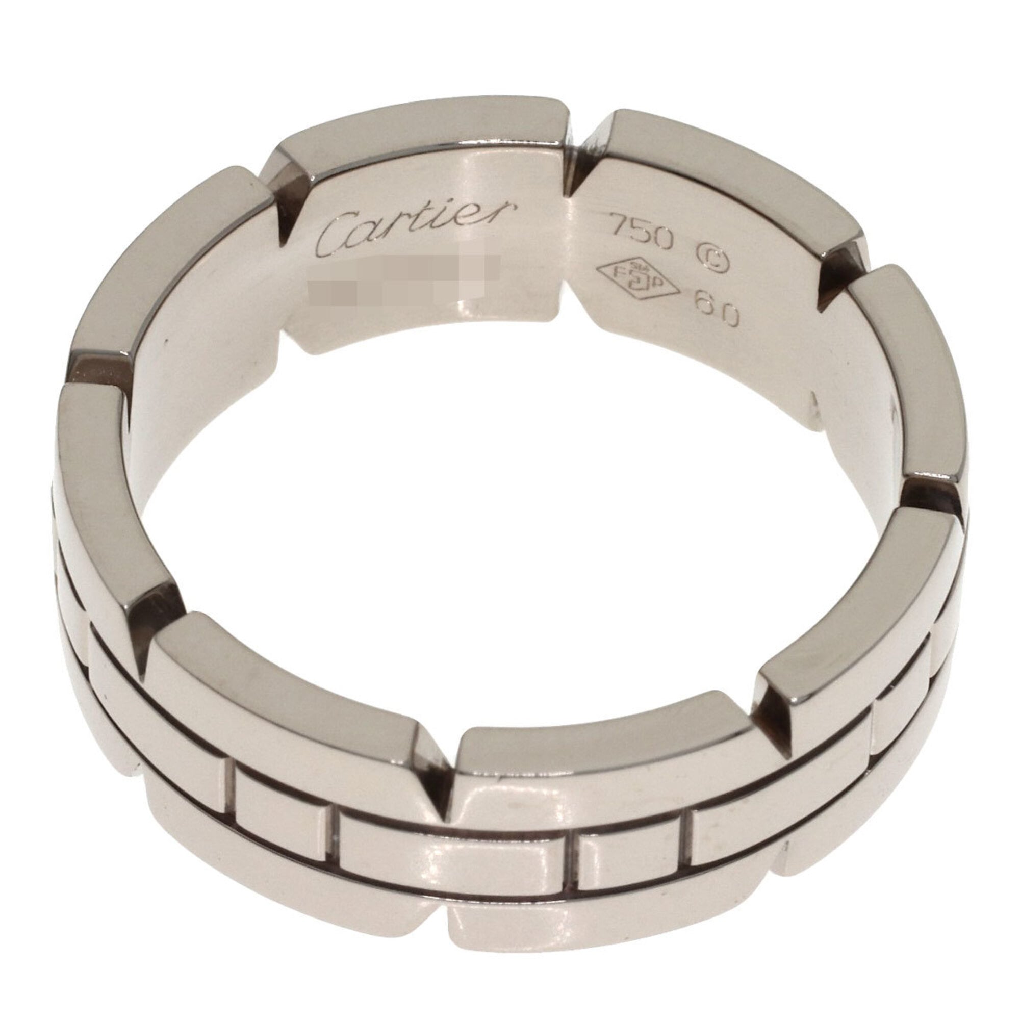 Cartier Silver White Gold (18K) Band Ring (Pre-Owned)