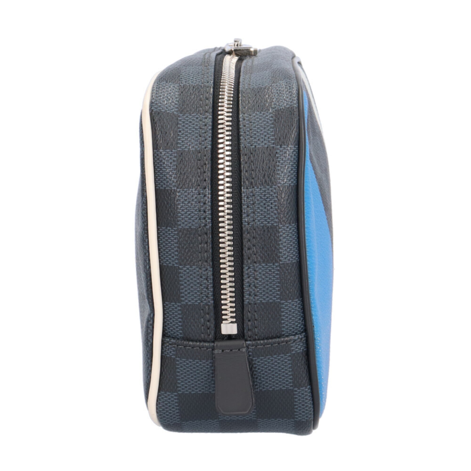 Louis Vuitton Black Gray Damier Graphite Handbag Pouch (Pre-Owned)