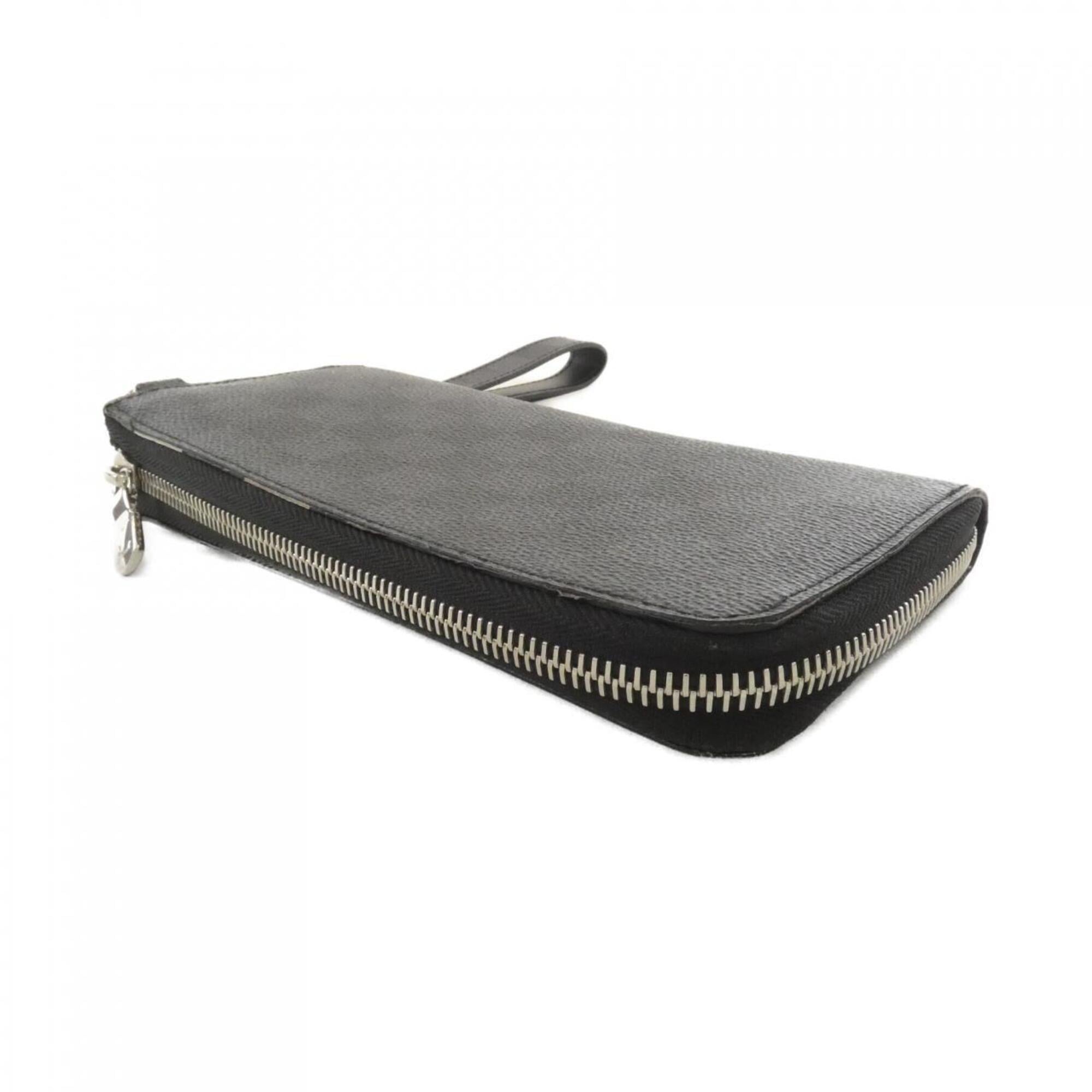Louis Vuitton Graphite Coated Canvas Long Wallet (Bi-Fold) (Pre-Owned)