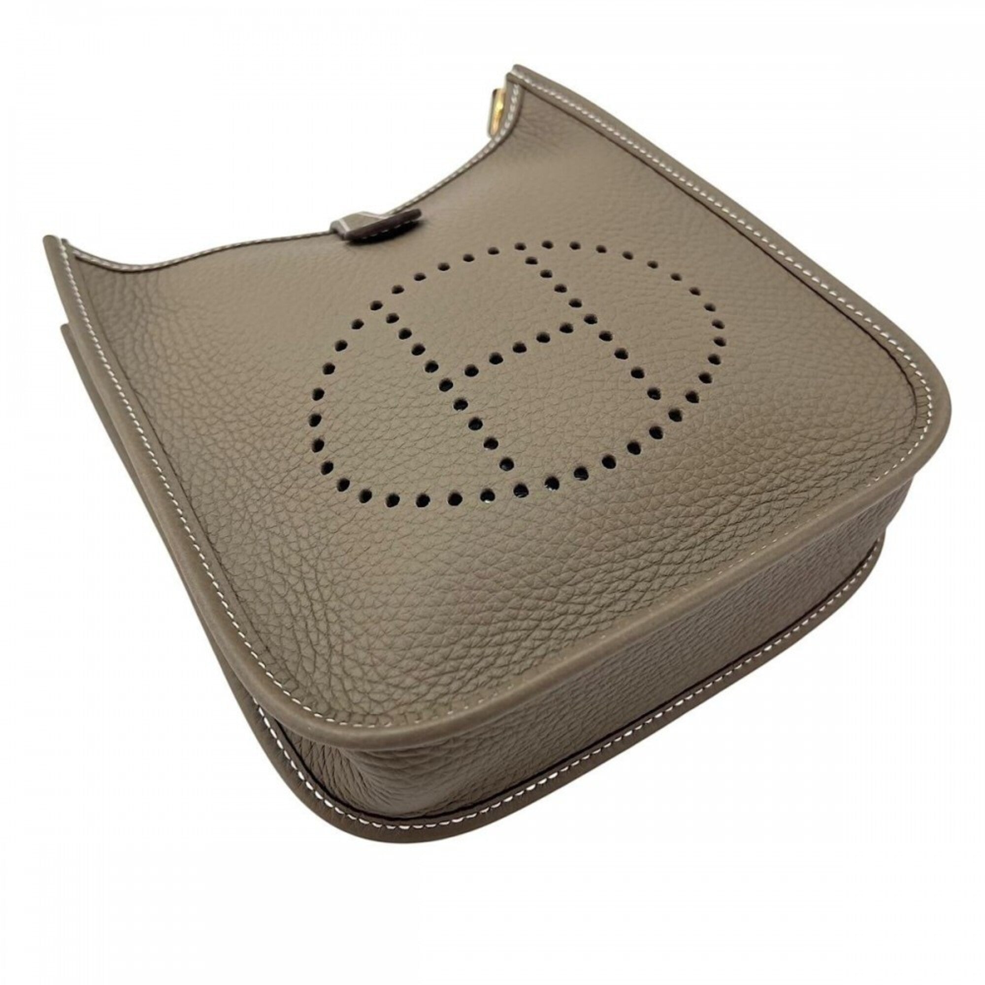 Hermes Beige Leather Shoulder Bag (Pre-Owned)