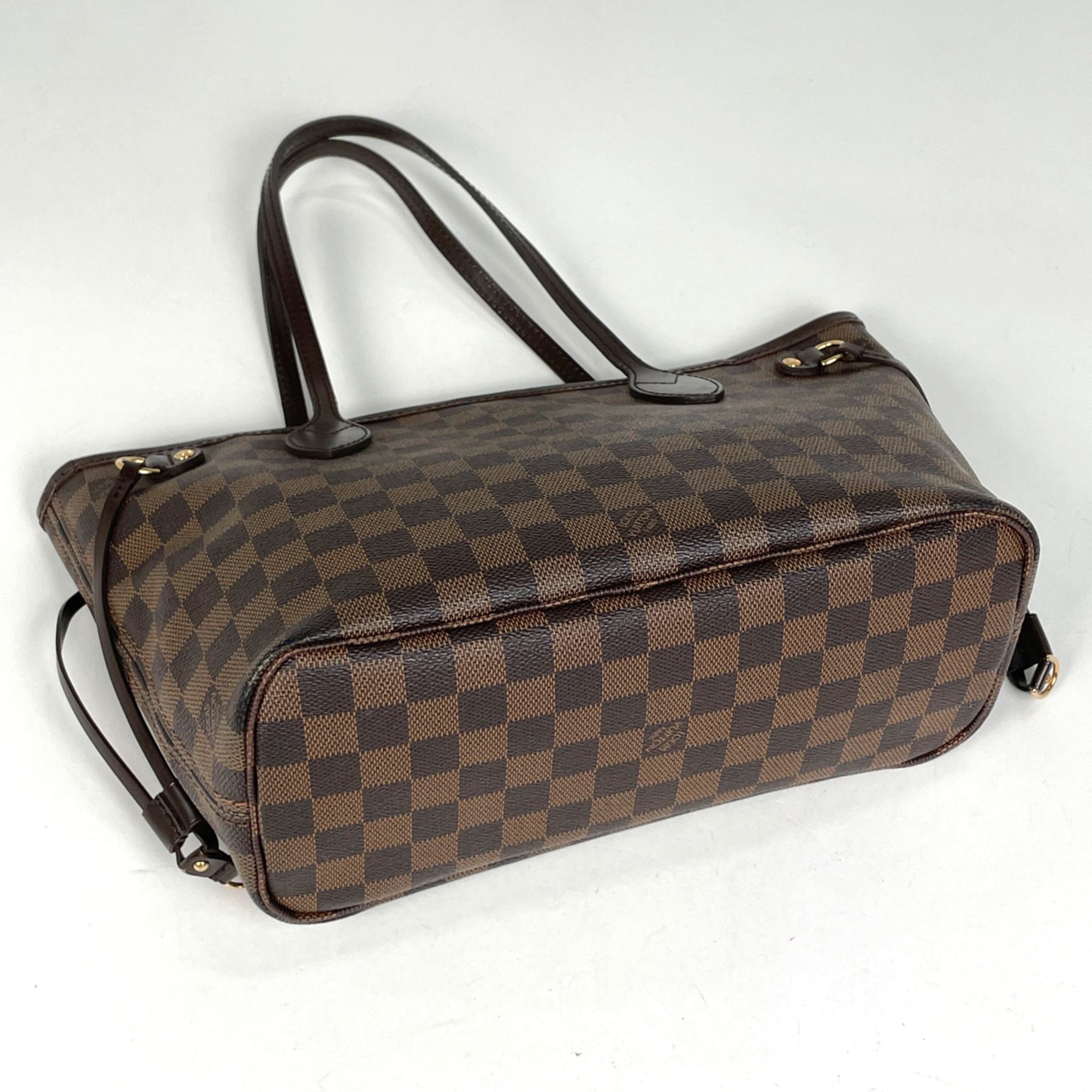 Louis Vuitton Damier Brown Damier Canvas Handbag Tote Bag (Pre-Owned)