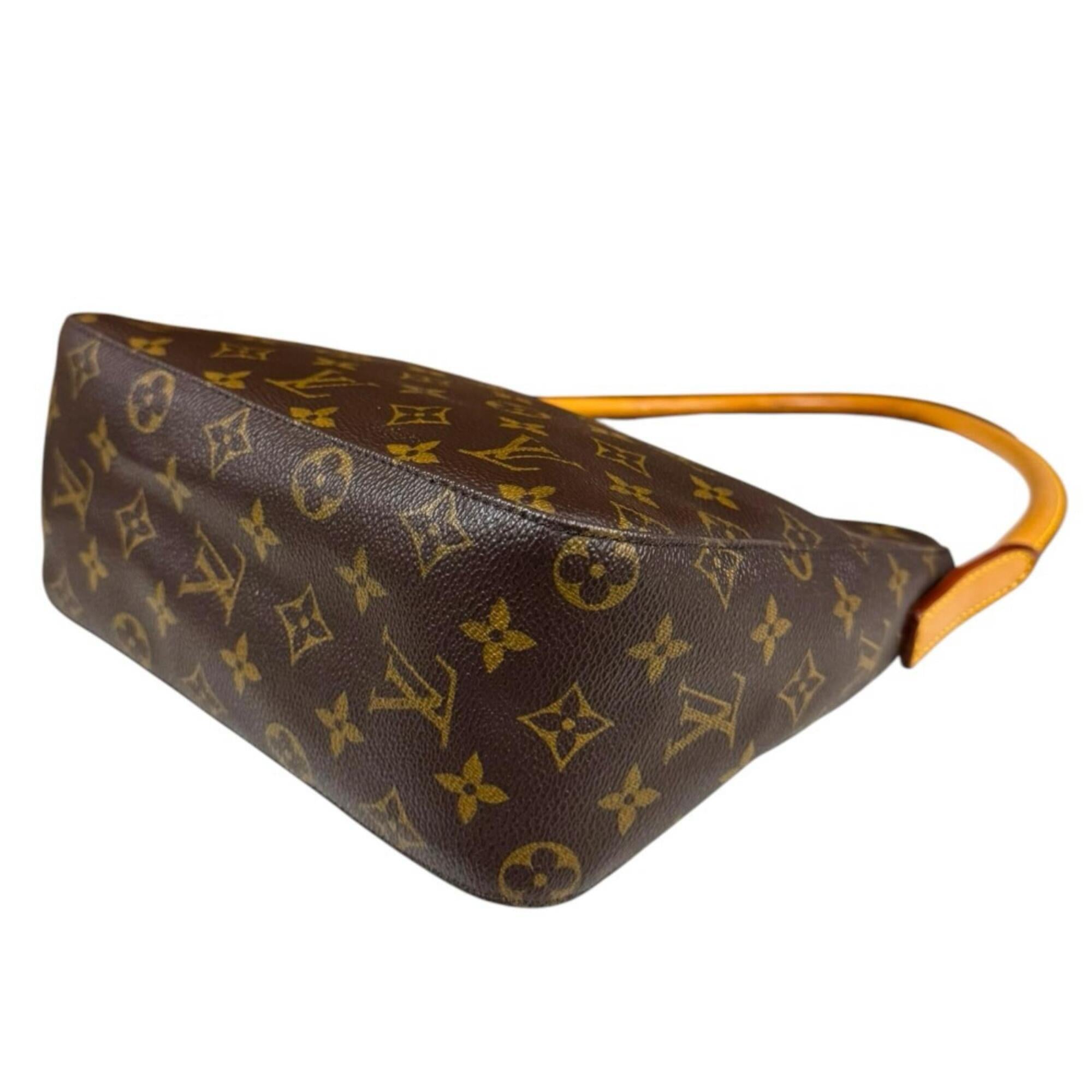 Louis Vuitton Brown Monogram Canvas Shoulder Bag (Pre-Owned)