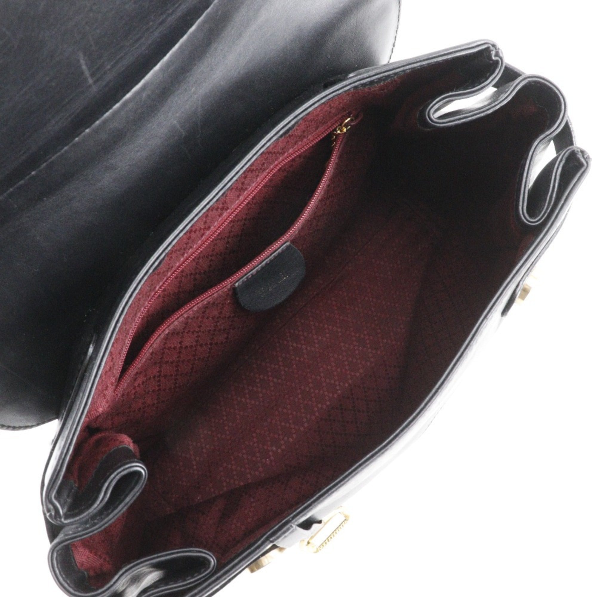 Gucci Black Leather Backpack (Pre-Owned)