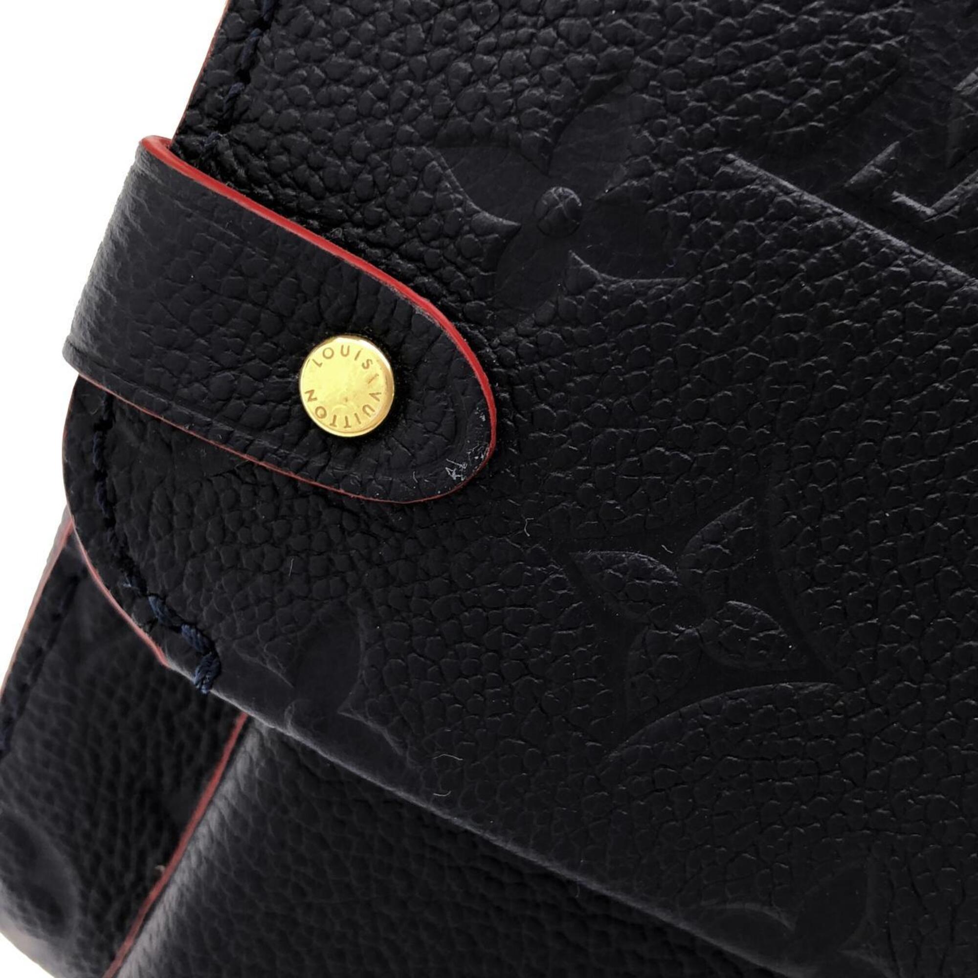 Louis Vuitton Marine Rouge Leather Shoulder Bag (Pre-Owned)