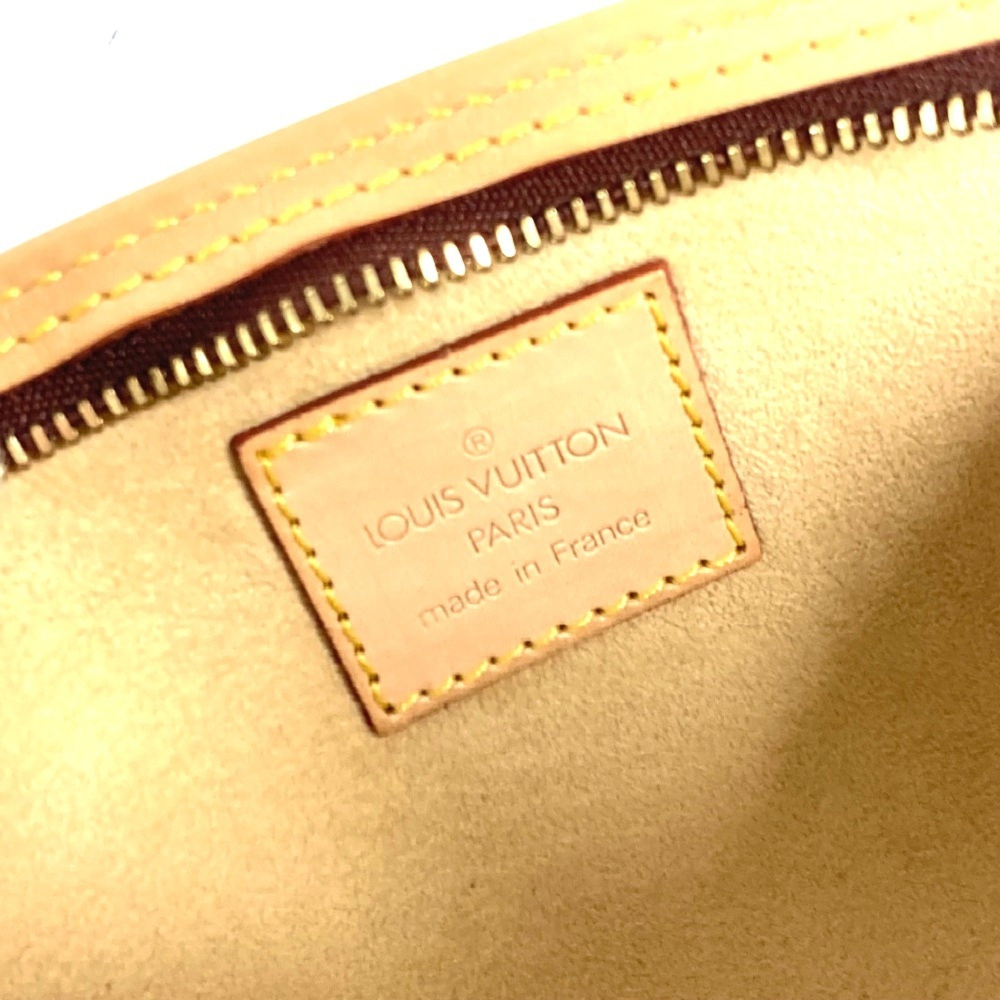 Louis Vuitton Beige Nomade Leather Shoulder Bag Tote Bag (Pre-Owned)