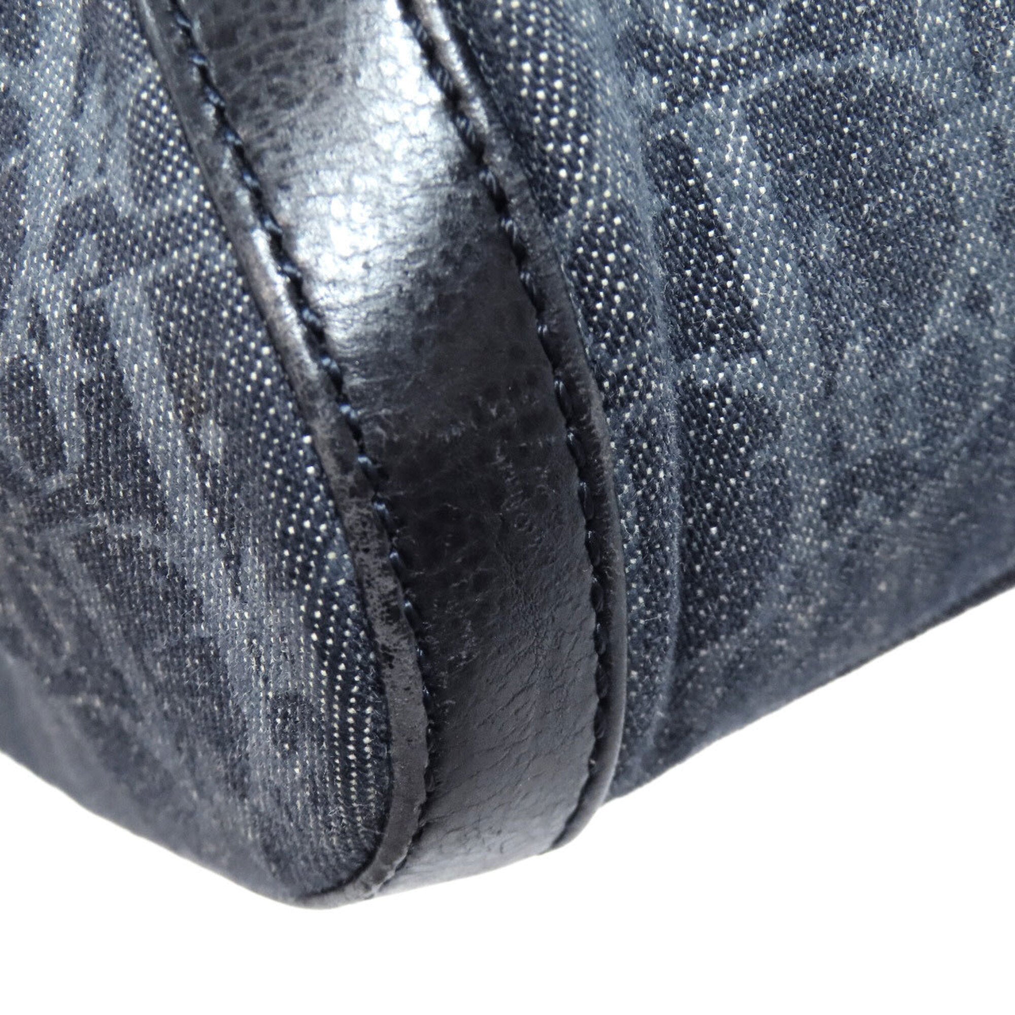 Christian Dior Black Canvas Leather Handbag (Pre-Owned)