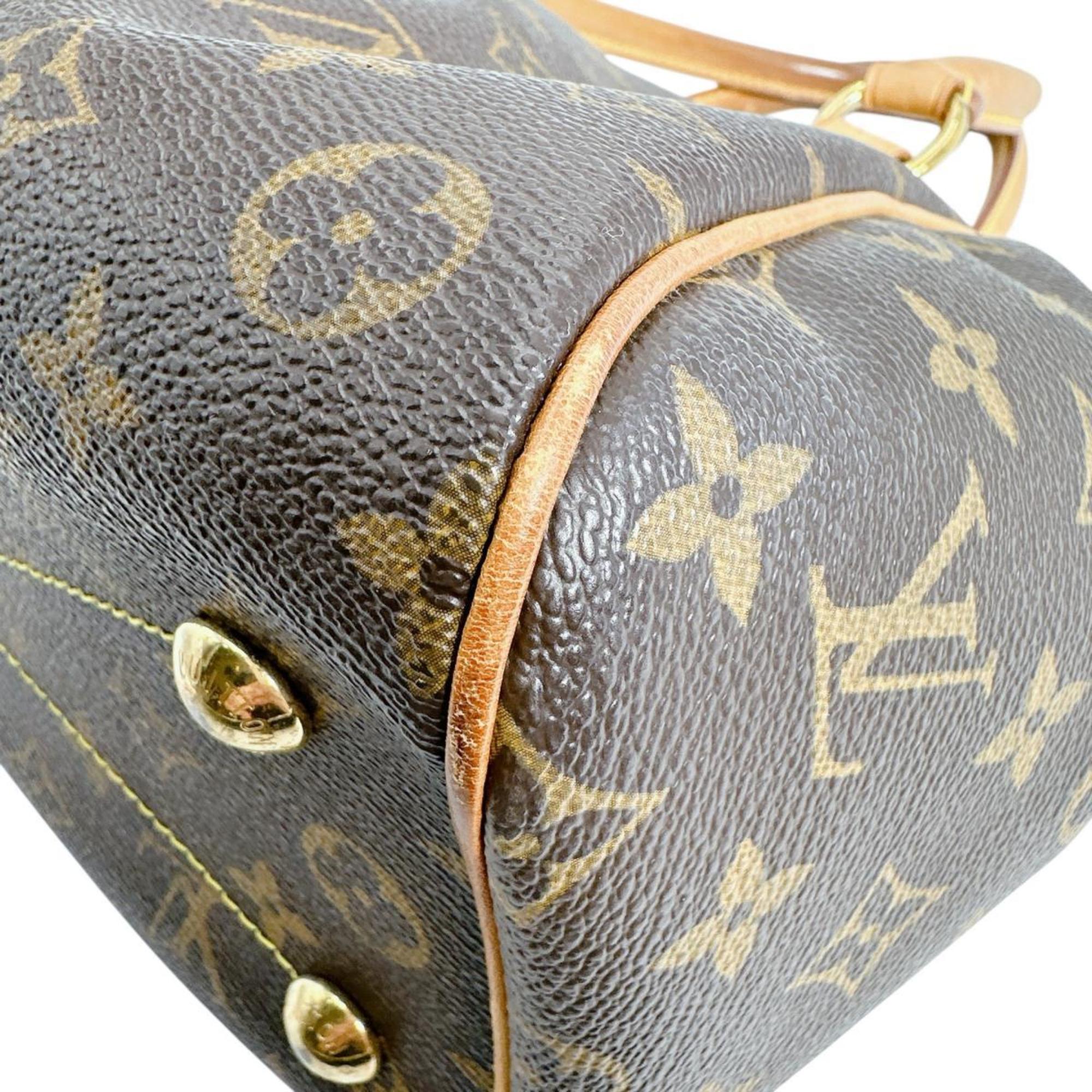 Louis Vuitton Brown Monogram Canvas Handbag (Pre-Owned)
