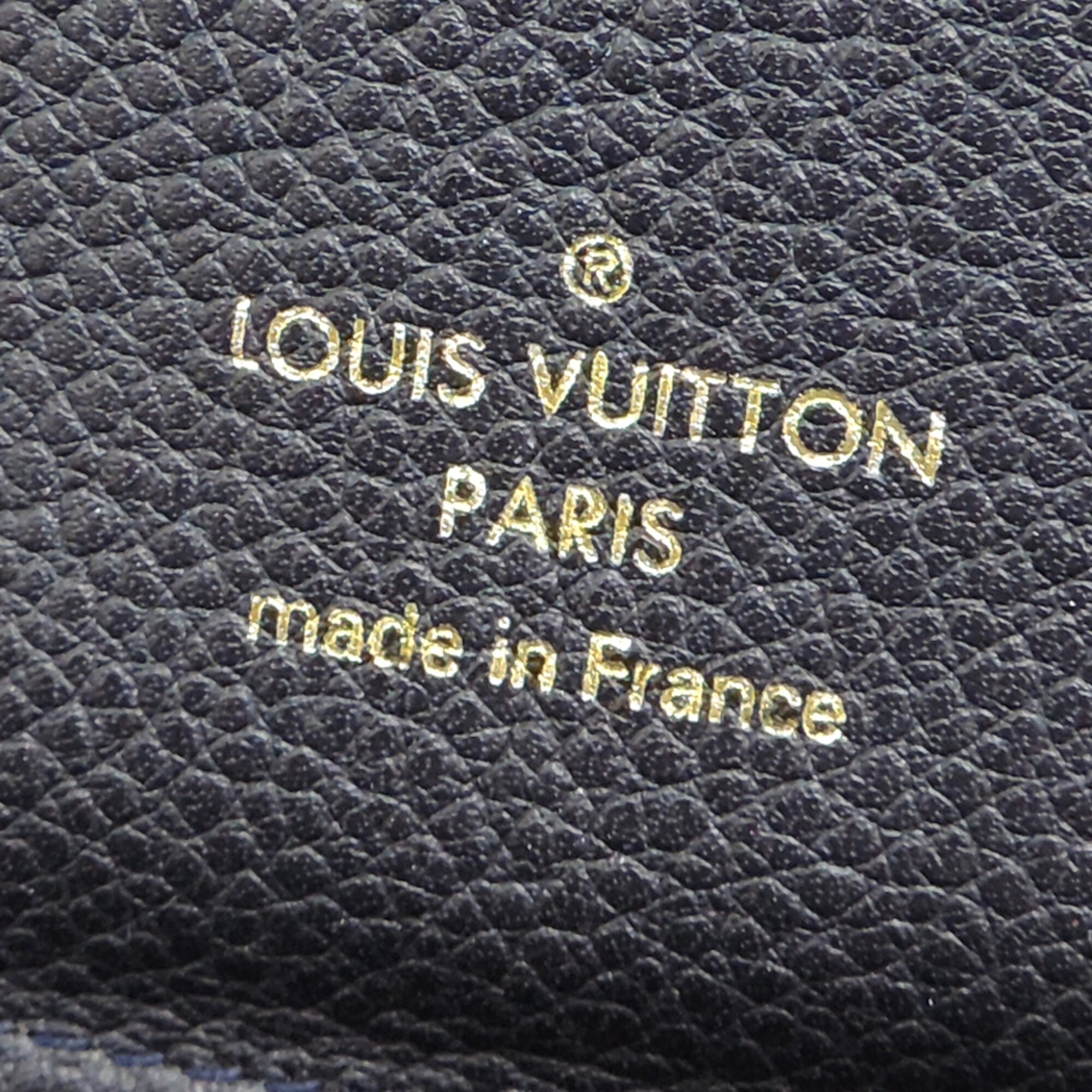 Louis Vuitton Infini Navy Monogram Empreinte Long Wallet (Bi-Fold) (Pre-Owned)