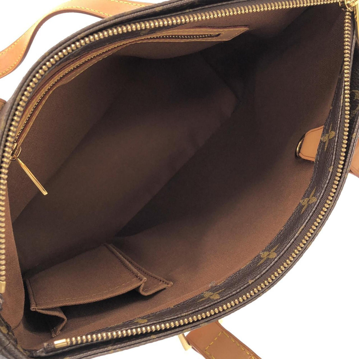 Louis Vuitton Brown Coated Canvas Handbag (Pre-Owned)