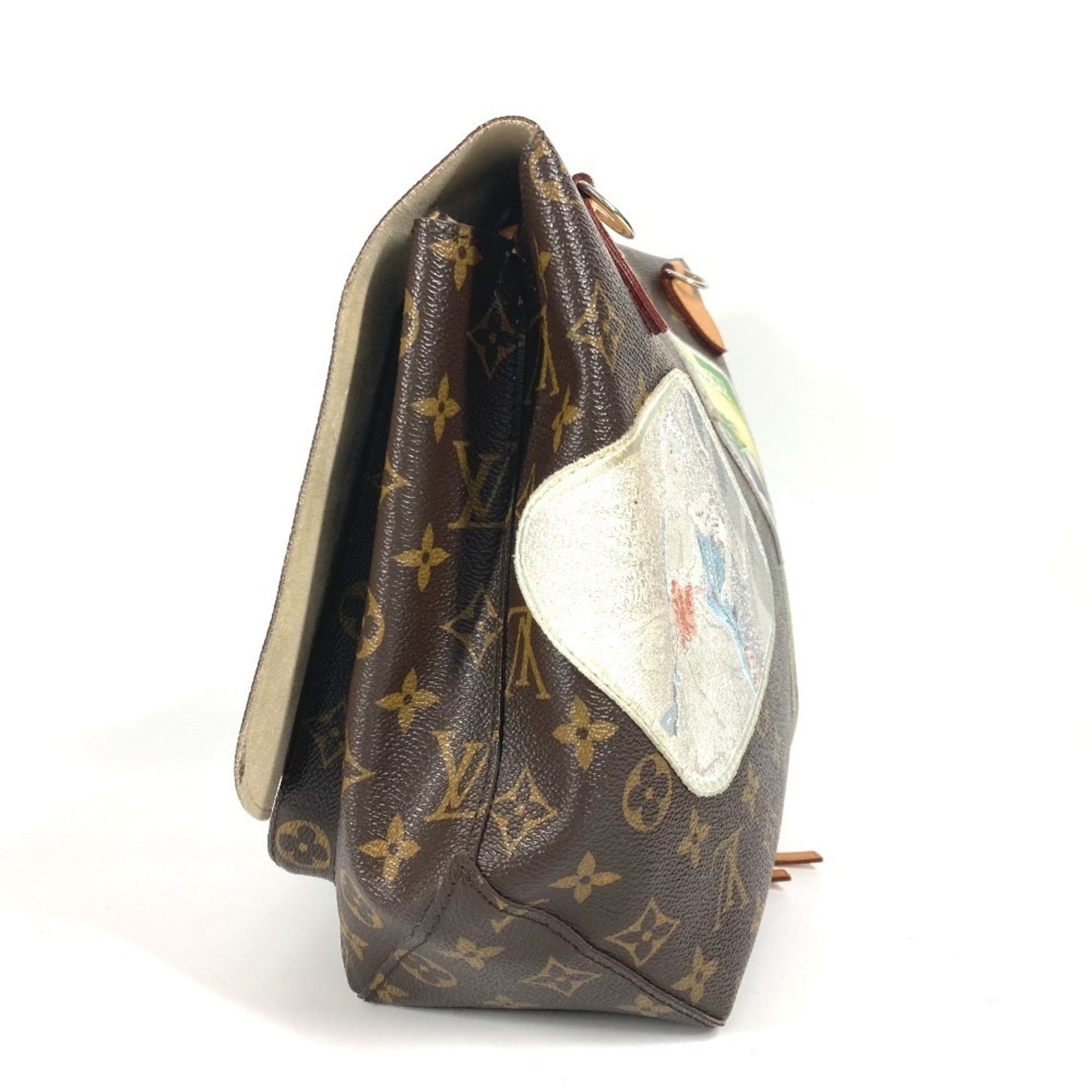Louis Vuitton Brown Monogram Handbag Shoulder Bag Tote Bag (Pre-Owned)