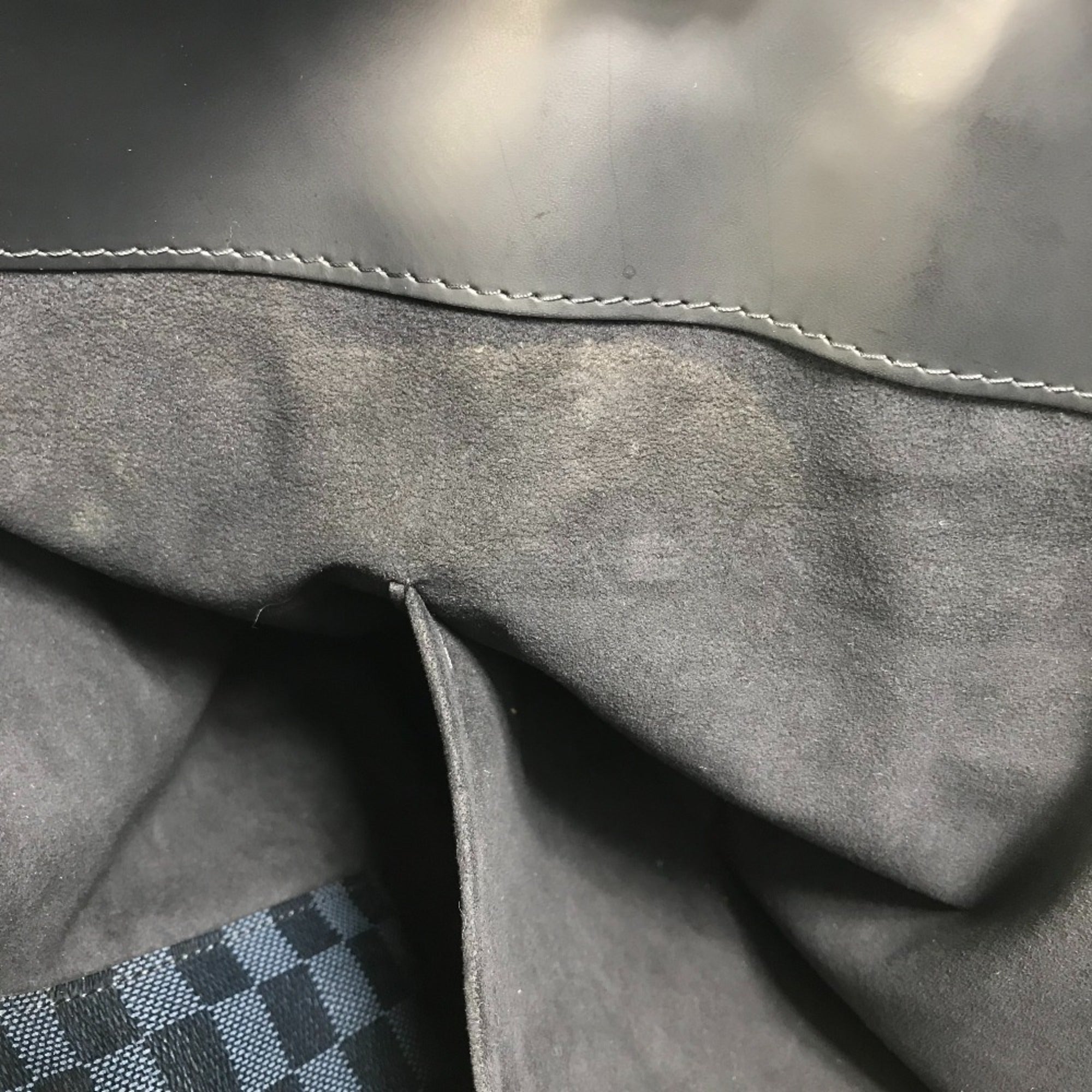 Louis Vuitton Damier Cobalt Black Navy Shoulder Bag Tote Bag (Pre-Owned)