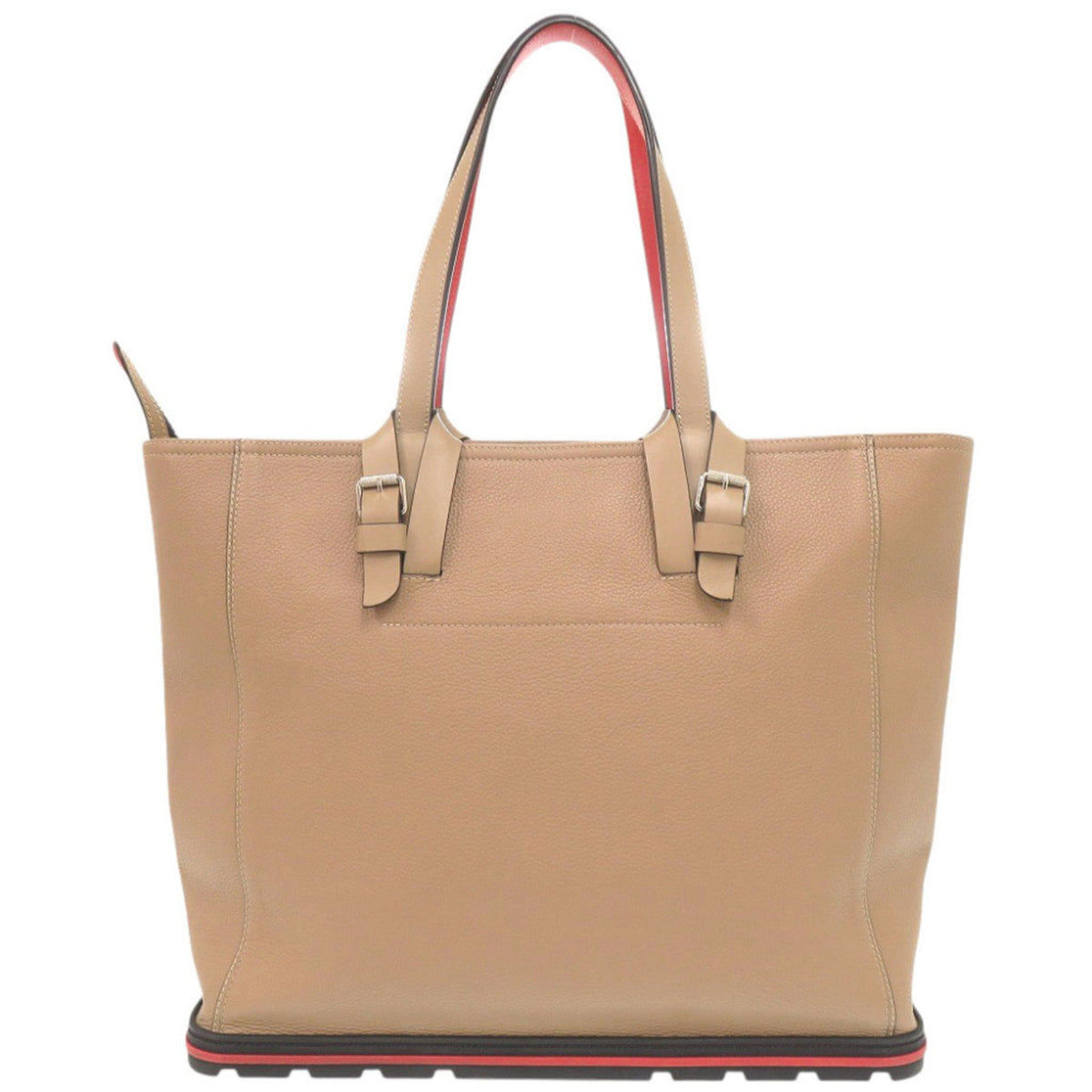 Christian Louboutin Beige Leather Tote Bag (Pre-Owned)