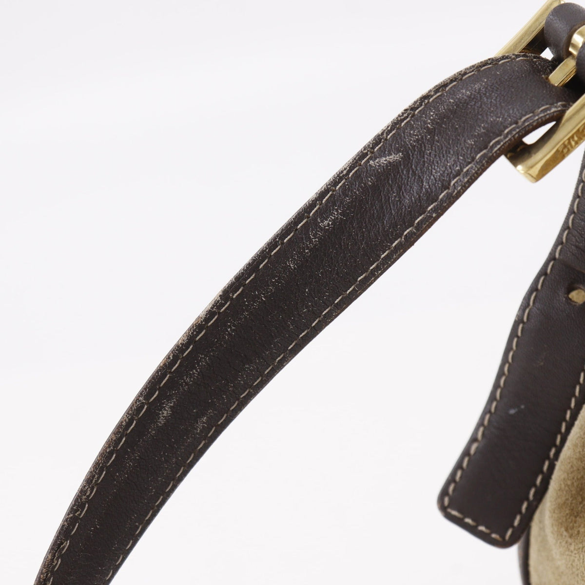 Loewe Beige Suede Leather Shoulder Bag (Pre-Owned)