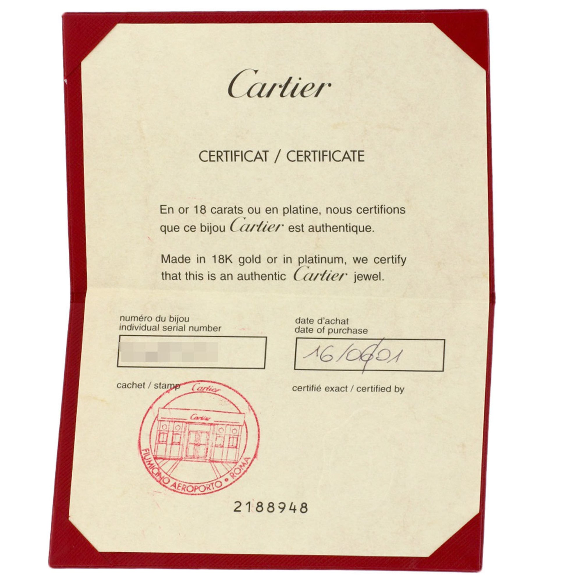 Cartier White Gold White Gold (18K) (Pre-Owned)