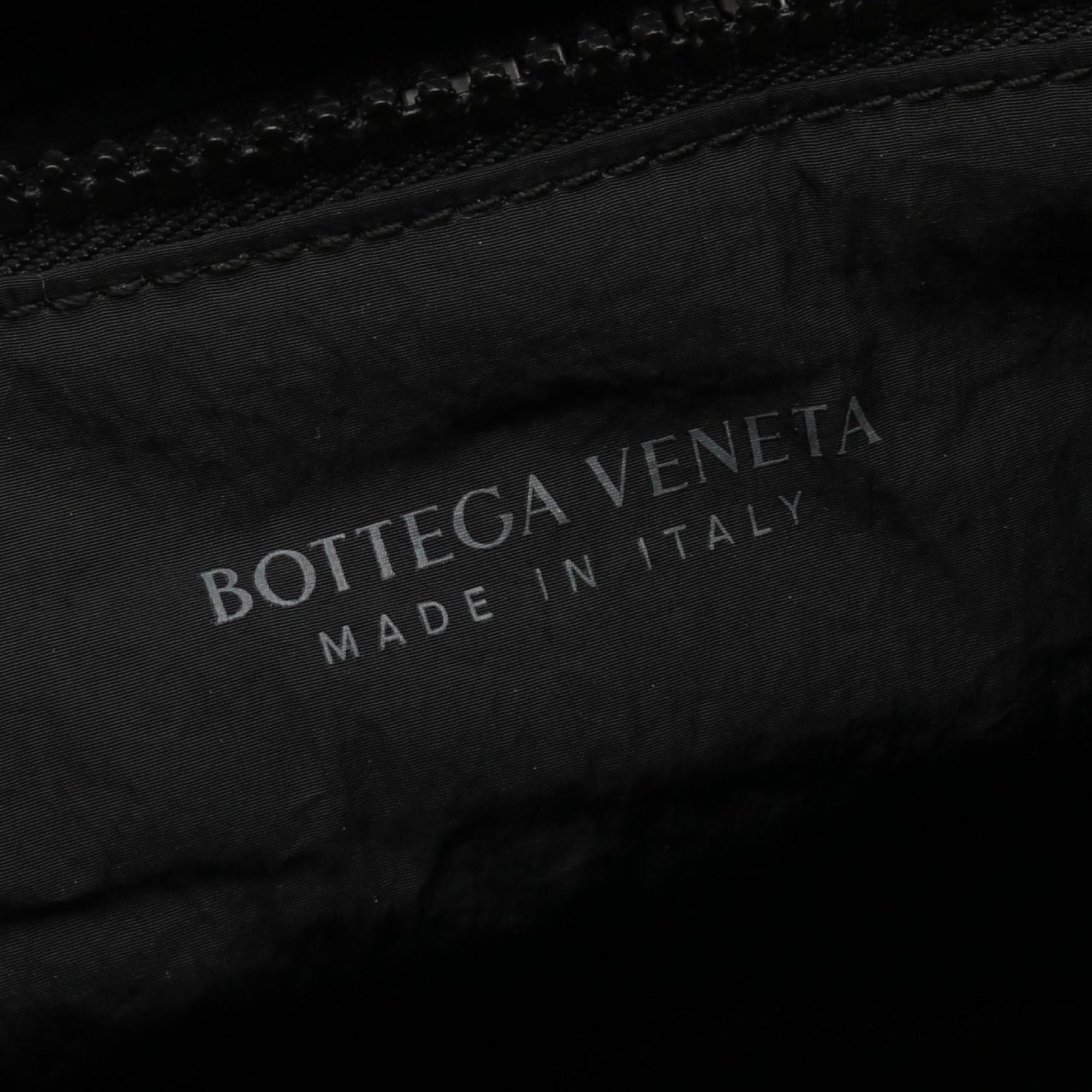 Bottega Veneta Black Nylon Clutch Bag (Pre-Owned)