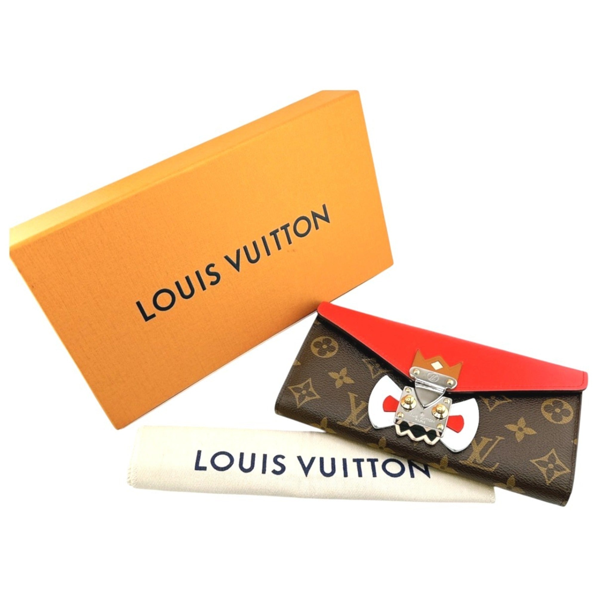 Louis Vuitton Monogram Brown Monogram Long Wallet (Bi-Fold) (Pre-Owned)