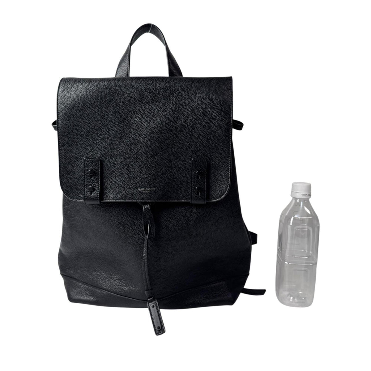Saint Laurent Black Leather Backpack (Pre-Owned)